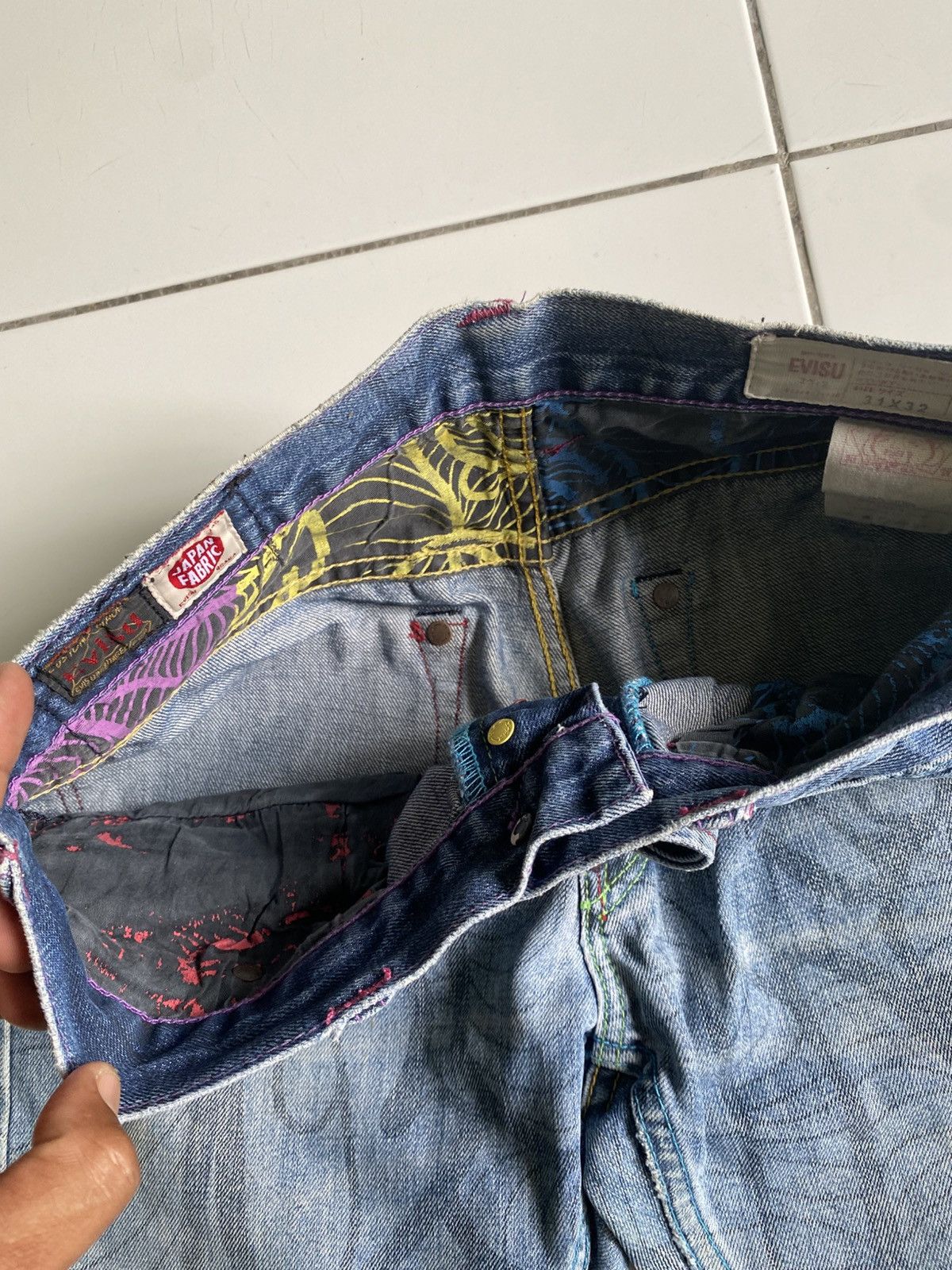 Evisu Vintage Evisu hiko Yamane design good condition Size US 31 - 7 Thumbnail