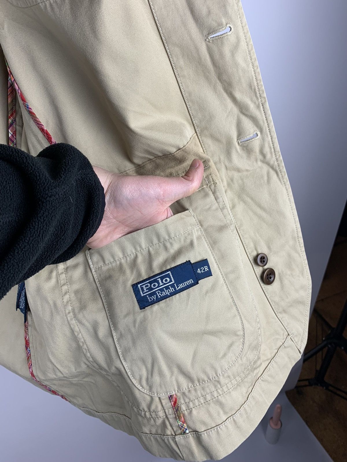 Polo Ralph Lauren × Vintage Vintage Polo Ralph Lauren Sport Coat Blazer Jacket Size 42R Size 42R - 12 Thumbnail
