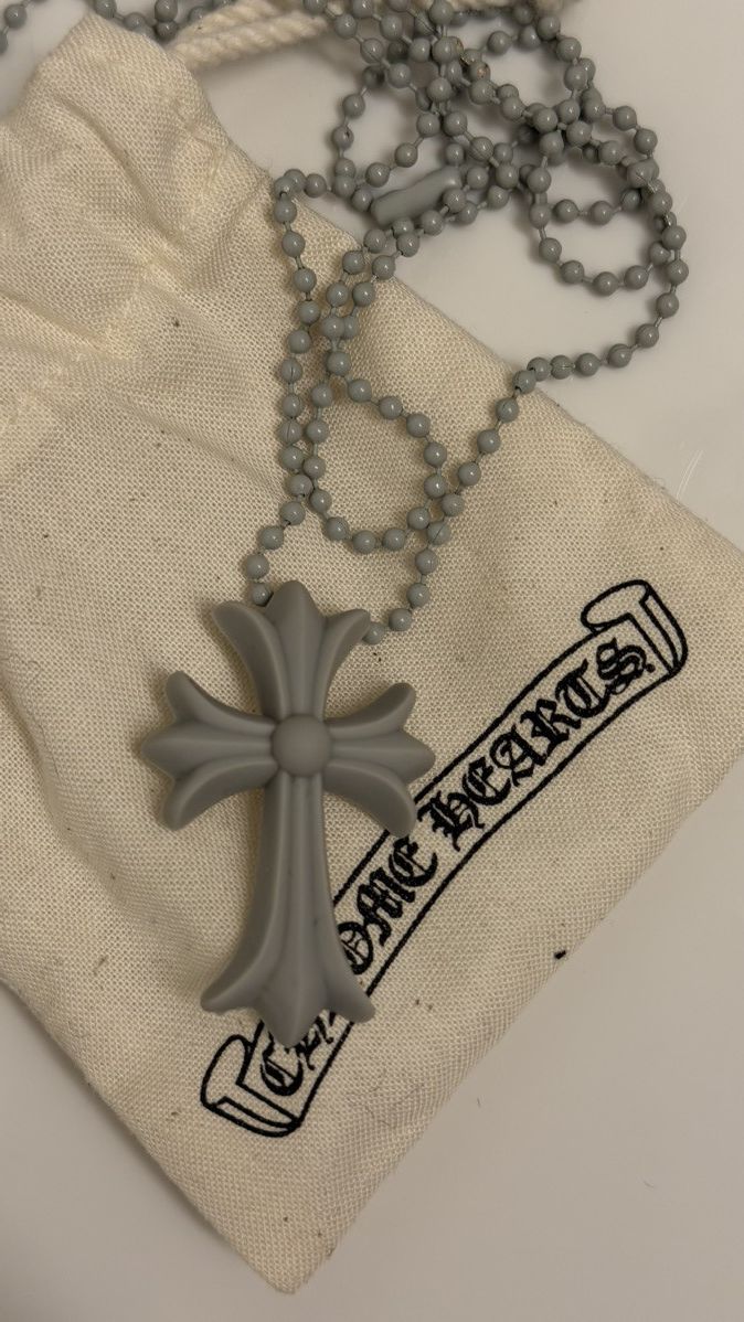 Chrome Hearts Chrome Hearts Silicone Cross Grey Size ONE SIZE - 3 Thumbnail