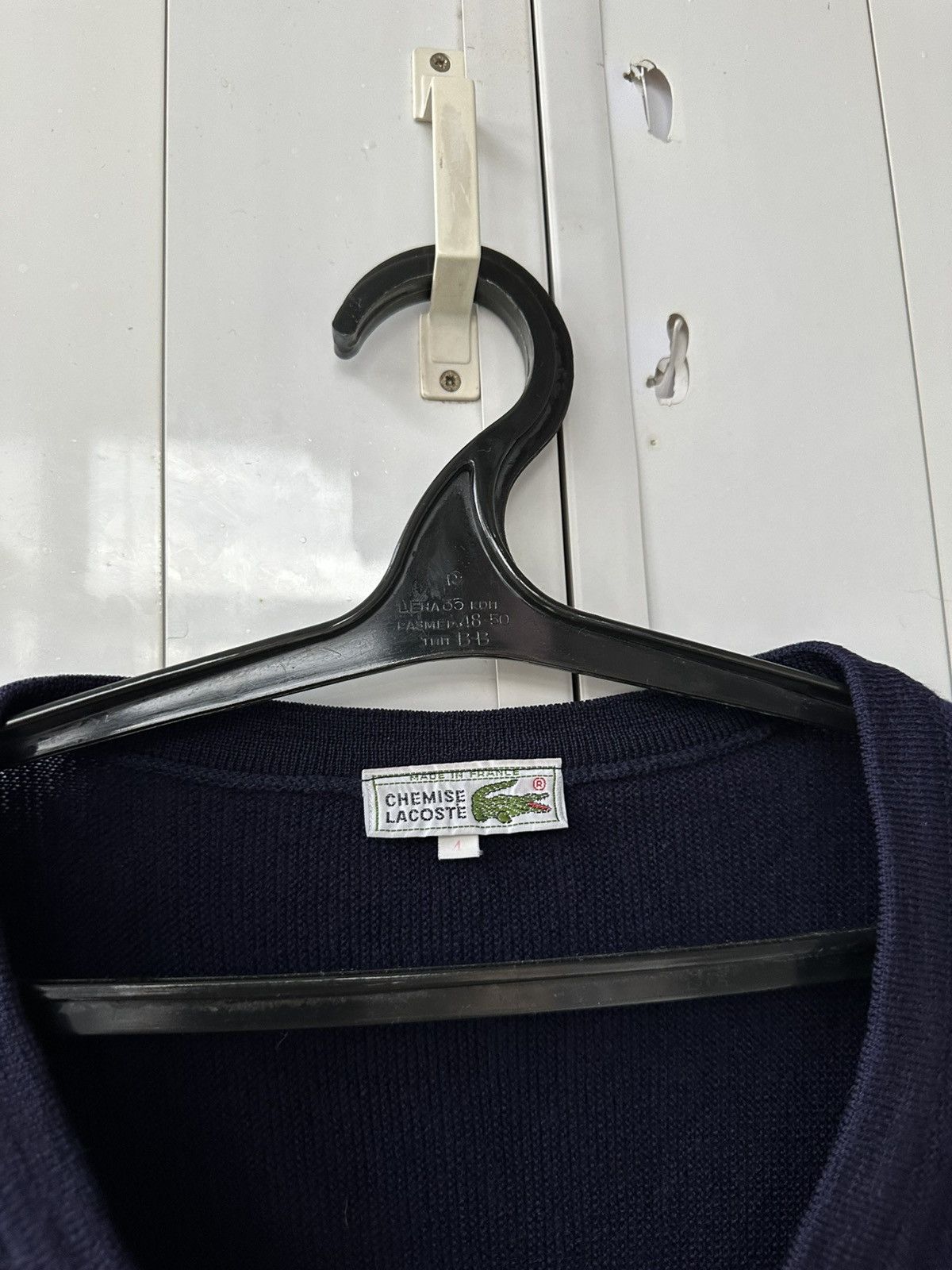 Lacoste 🇫🇷 Vintage Chemise Cardigan Lacoste Made in France Size US L / EU 52-54 / 3 - 6 Thumbnail