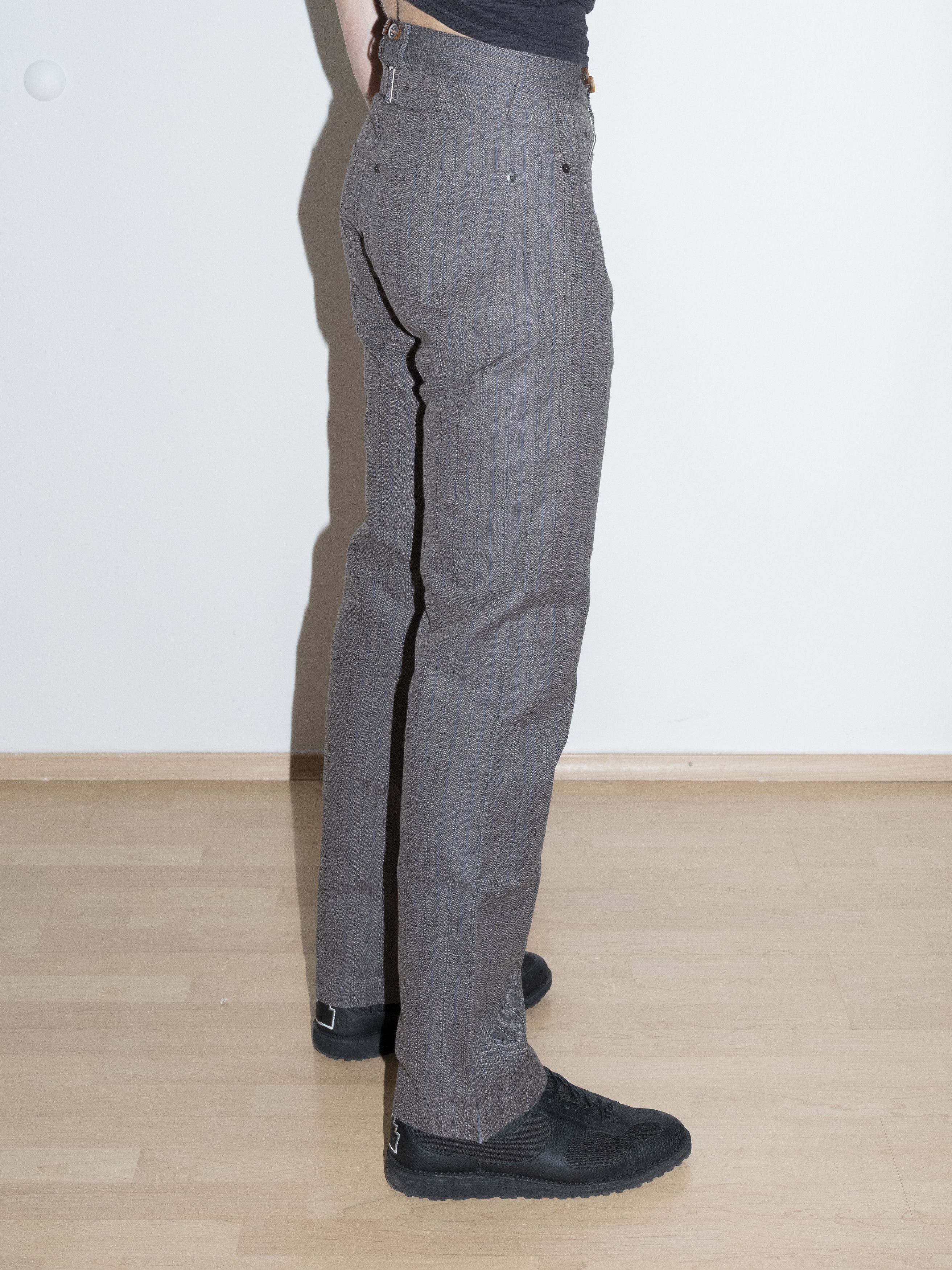 Nigel Cabourn Authentic Collection Pinstripe Hunting Pants Size US 30 / EU 46 - 2 Thumbnail