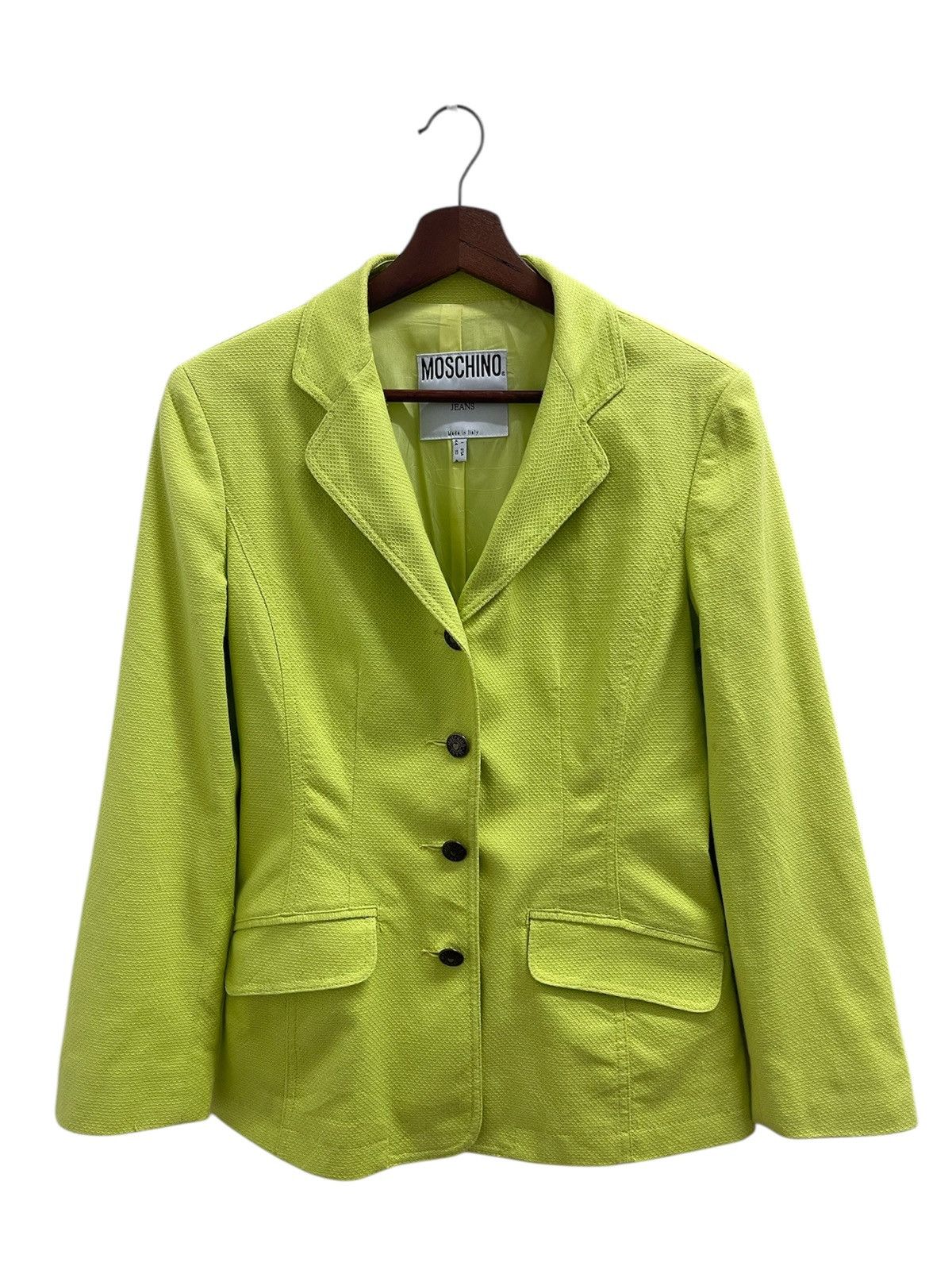 Moschino Moschino Light Green Buttons Blazer Size XS / US 0-2 / IT 36-38 - 1 Thumbnail