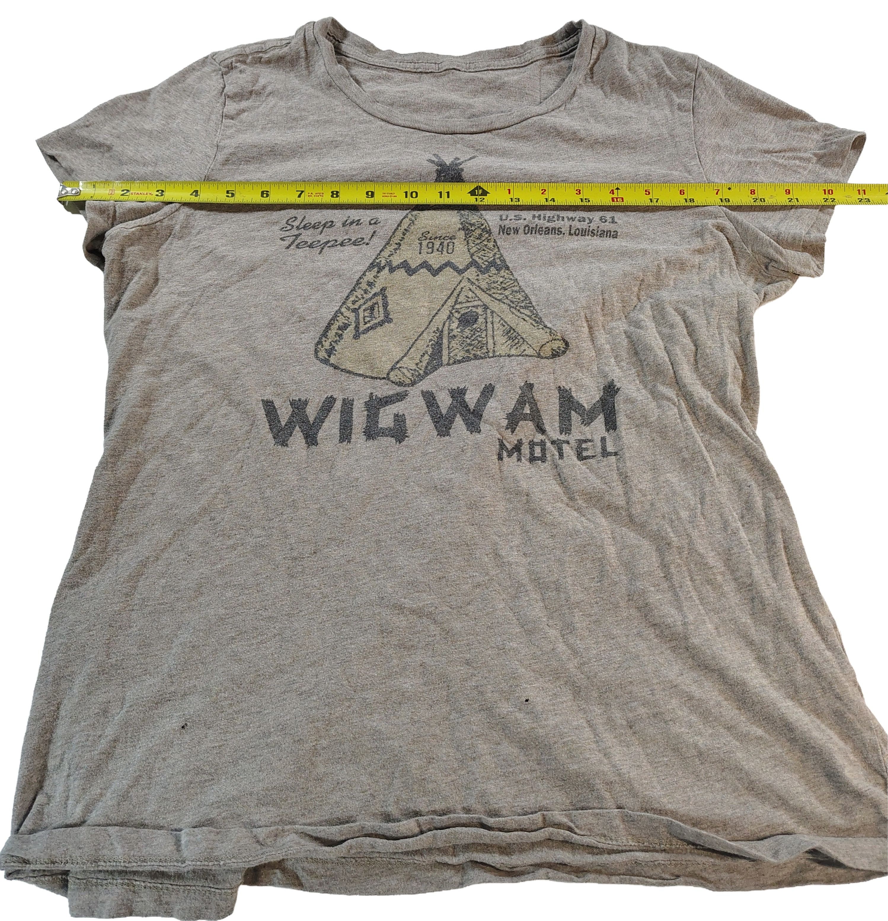 Other Women's Small Tan "Wigwam Motel" Graphic T-Shirt Size S / US 4 / IT 40 - 4 Thumbnail