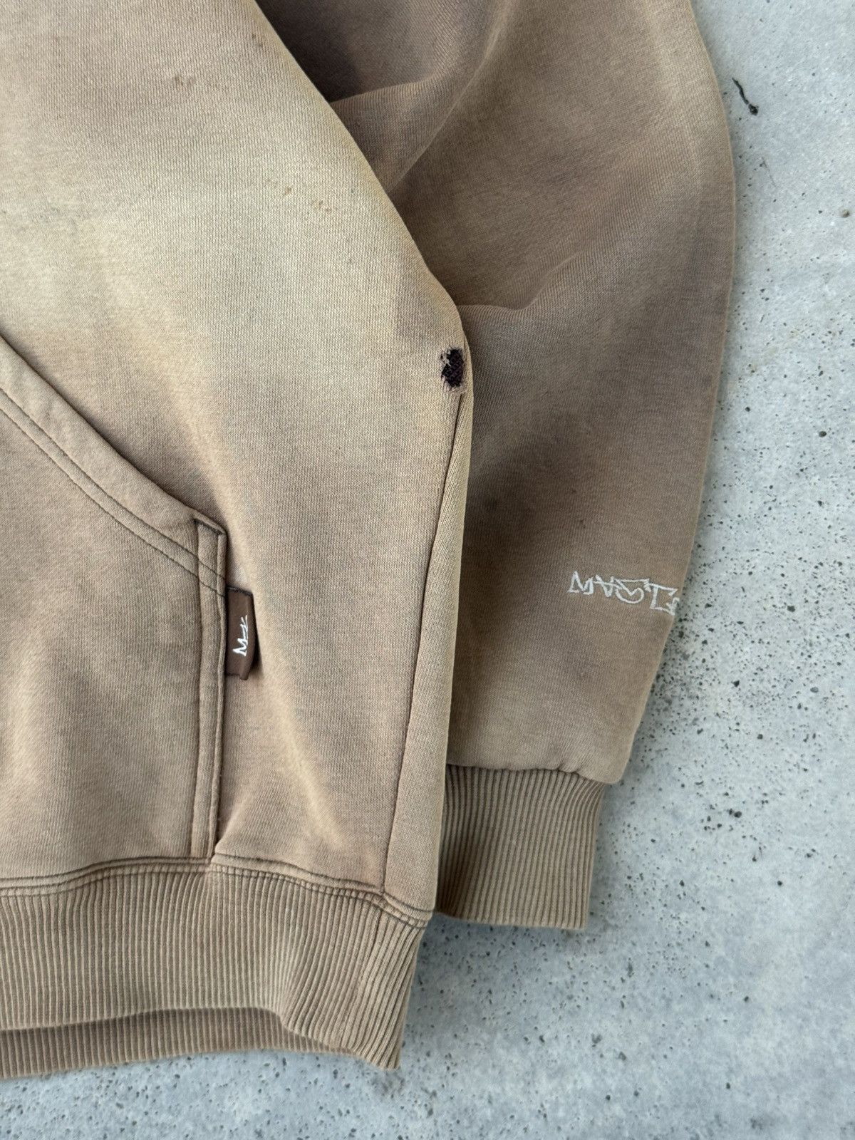 Vintage Distressed Vintage Y2K Sun Faded Masterx Hoodie Size US XXL / EU 58 / 5 - 4 Thumbnail