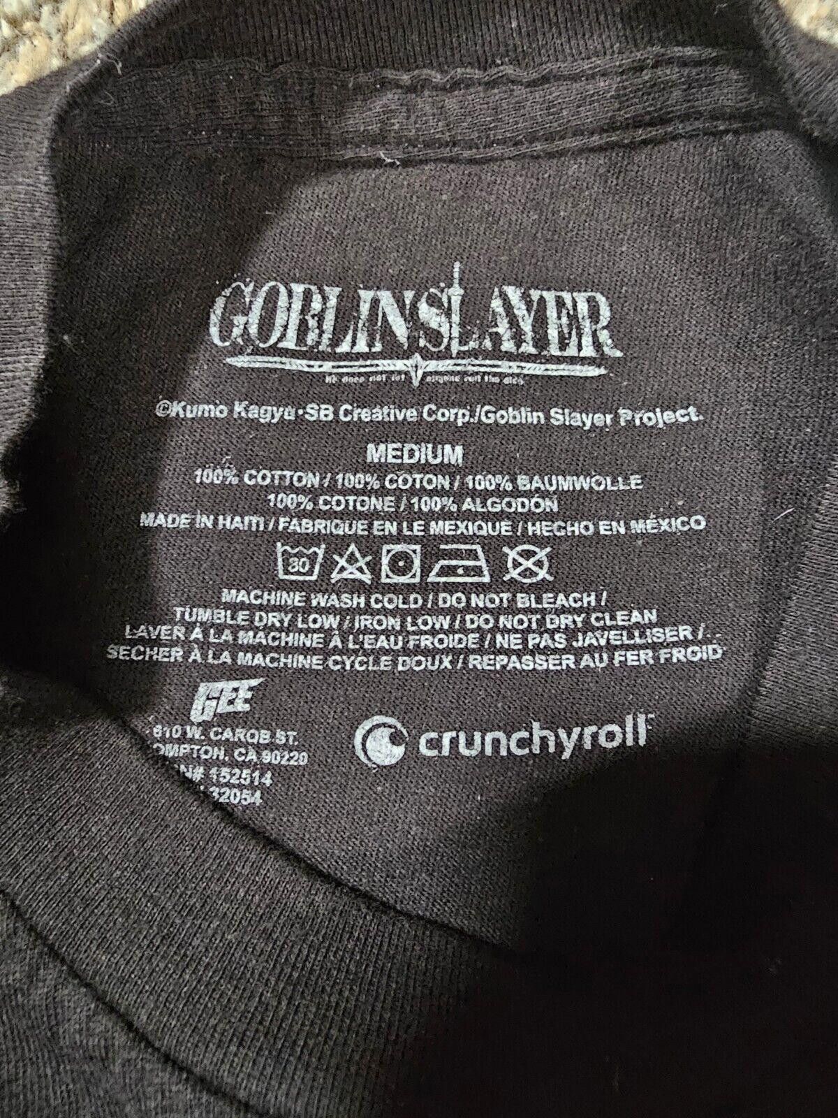 Designer GOBLIN SLAYER T-Shirt - Anime - Atsuko - Black - Unisex M Size US M / EU 48-50 / 2 - 4 Thumbnail