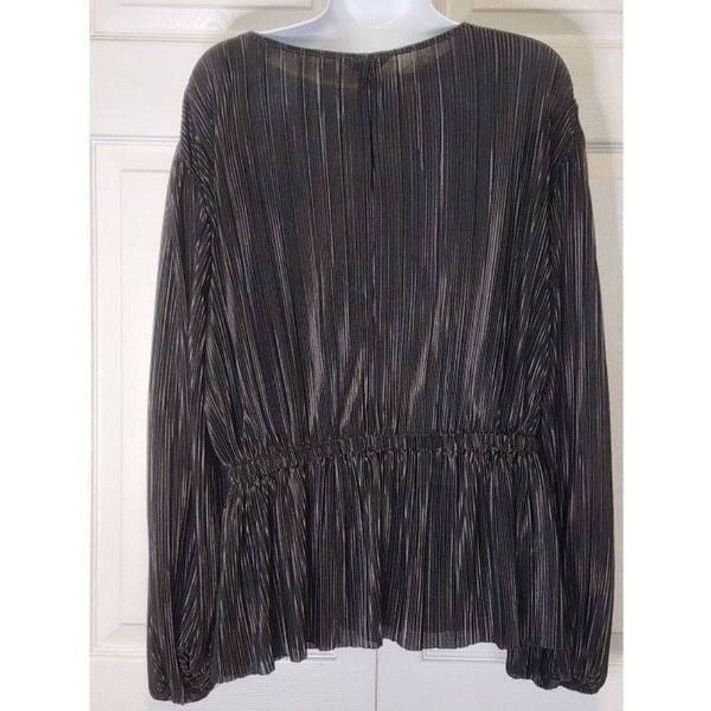 Other Cato Black Blouse Size L / US 10 / IT 46 - 4 Thumbnail