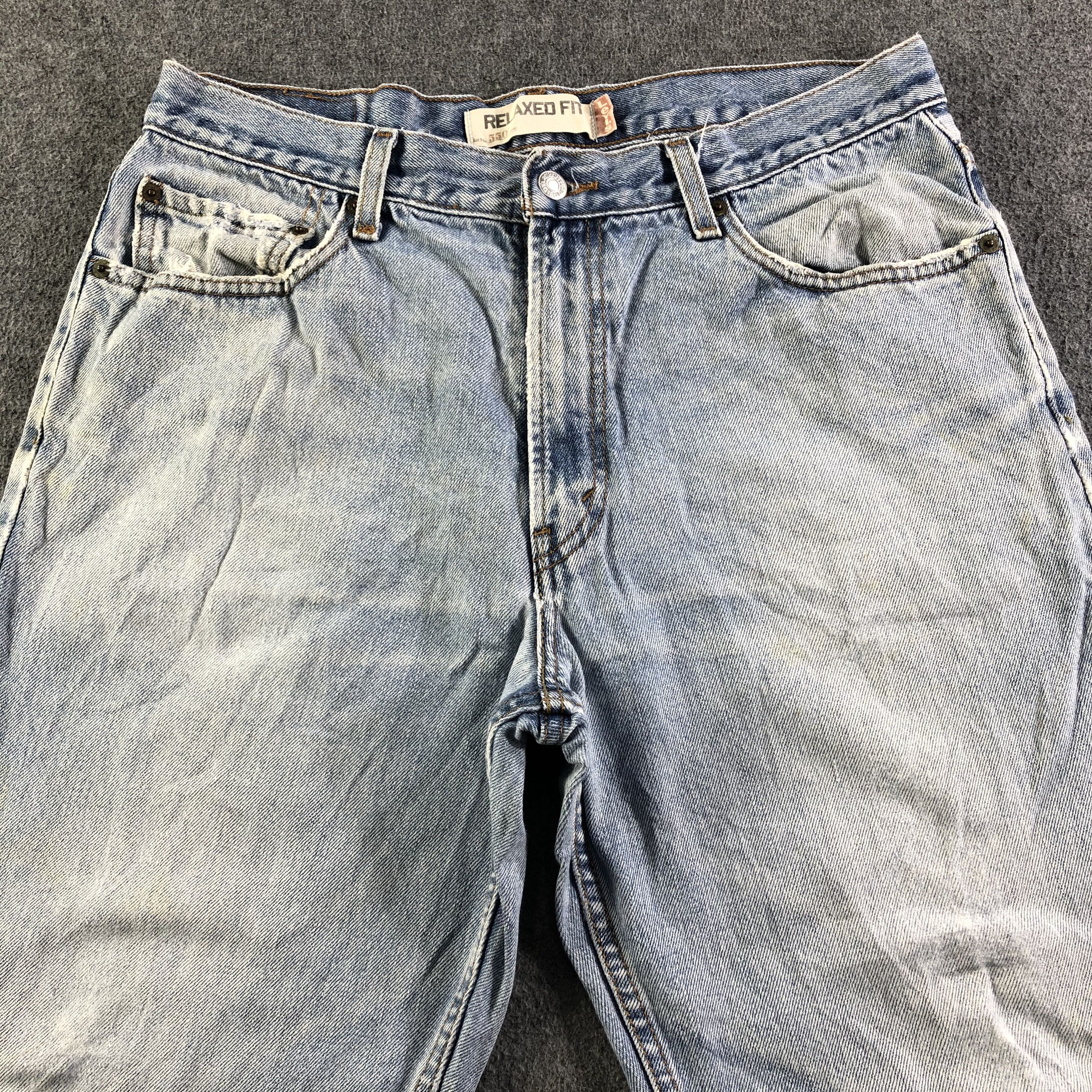 Levi's Vintage Light Wash Levis 550 Jeans-J3248 Size US 34 / EU 50 - 3 Thumbnail