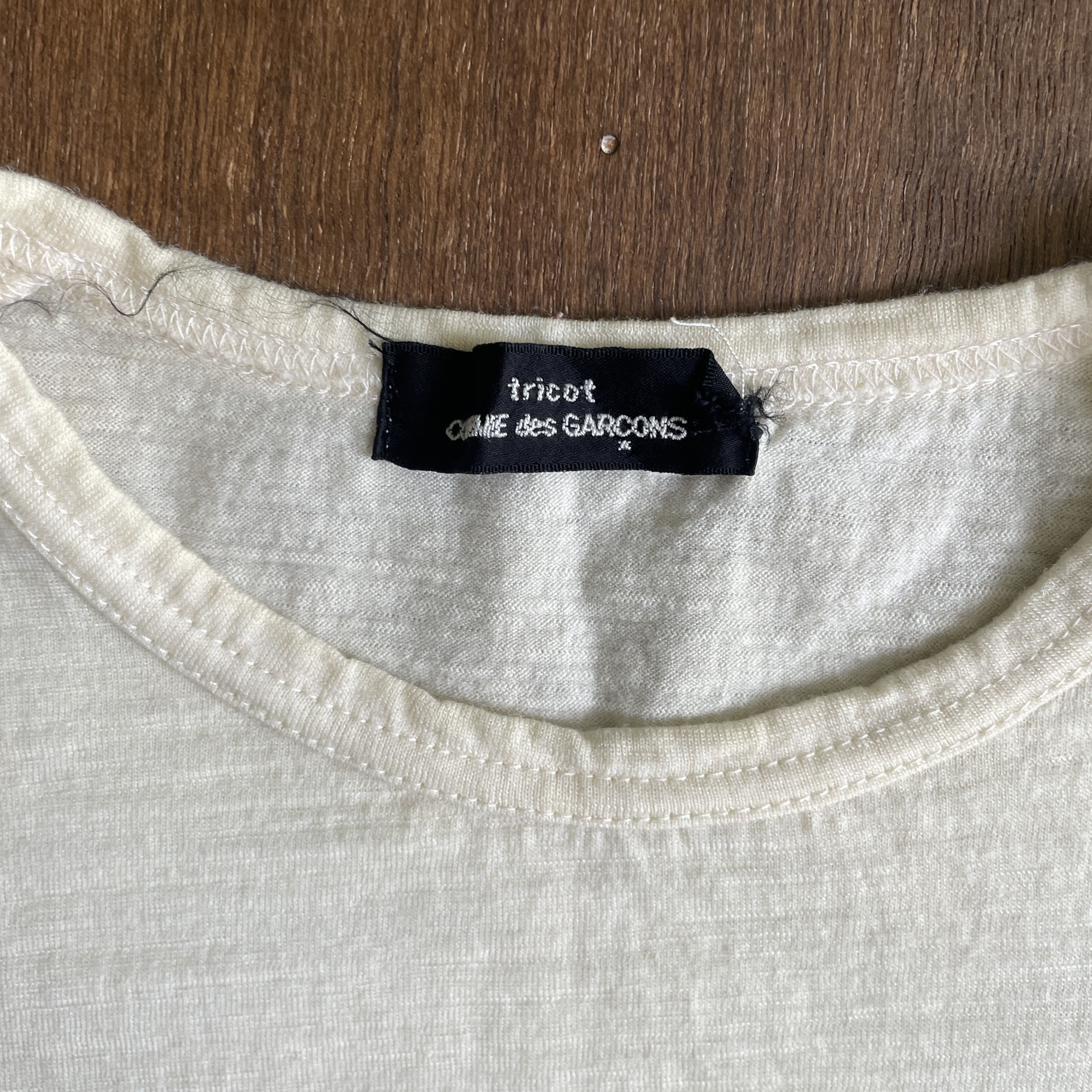 Comme des Garcons COMME des GARCONS Wool Tee 1999 Size US M / EU 48-50 / 2 - 3 Thumbnail