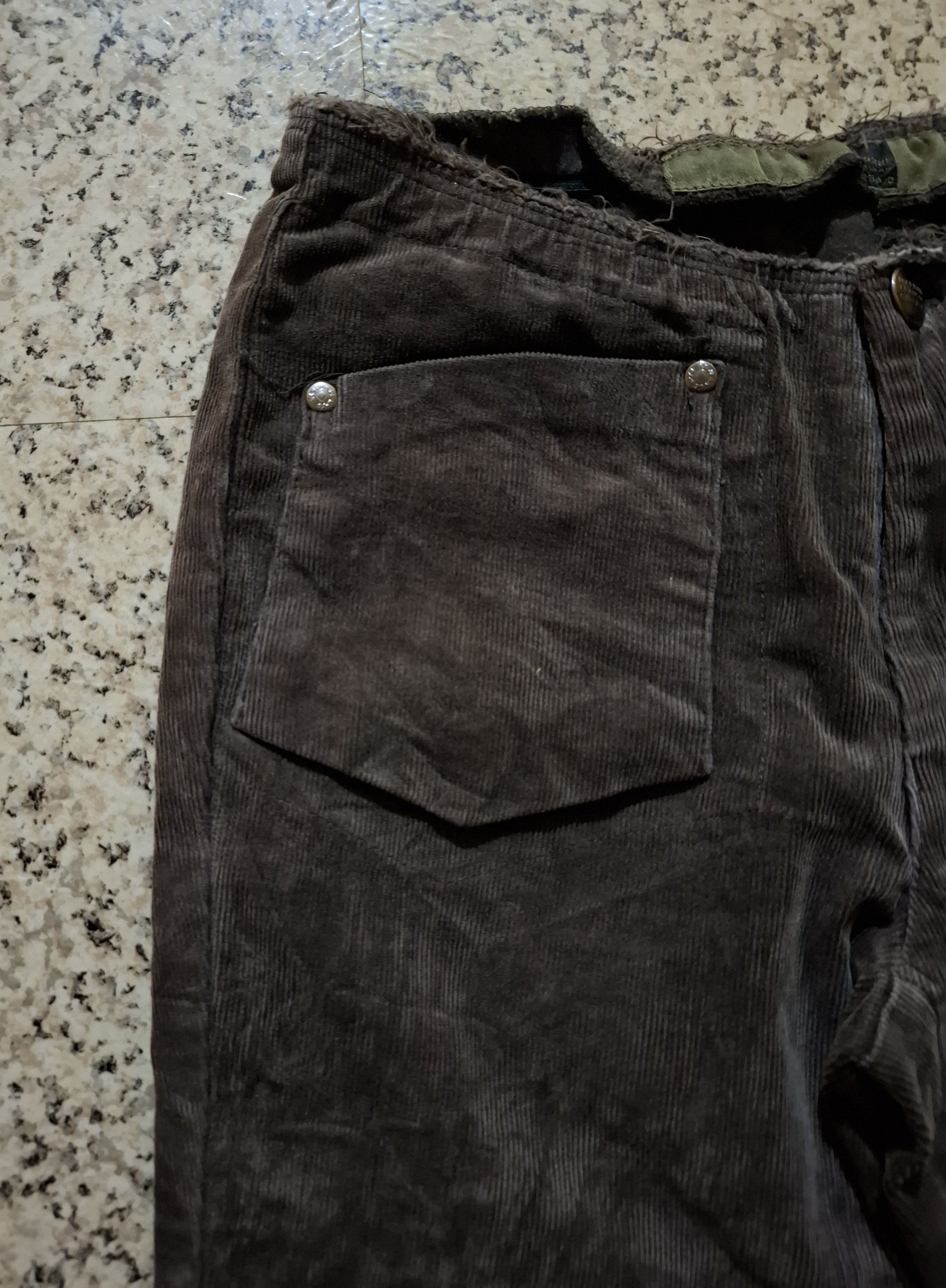 Marithe + Francois Girbaud ​MFG Archive Low Rise Corduroy Bootcut Trousers Takaya Shoji Size 25" / US 0 / IT 36 - 4 Thumbnail