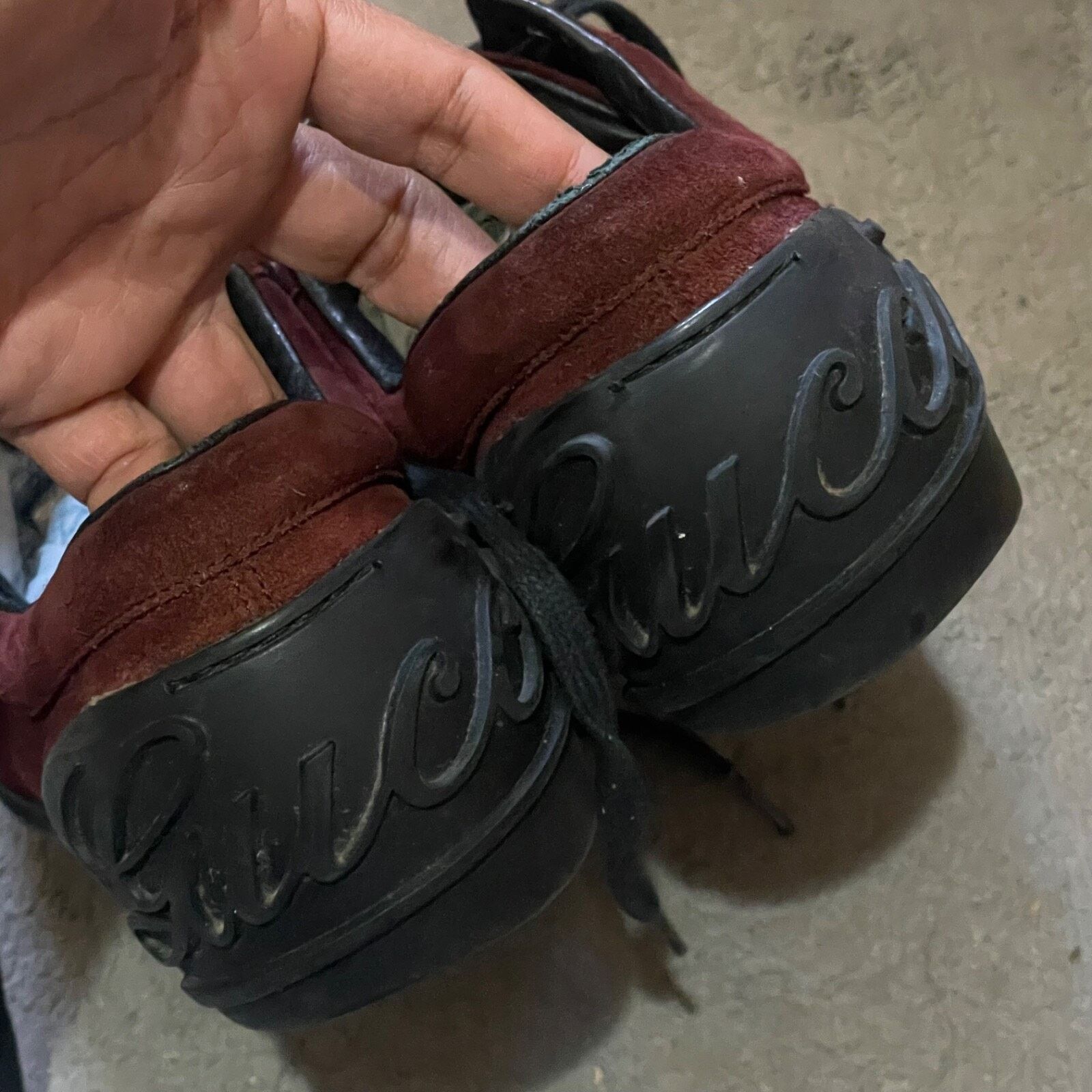Gucci Gucci Sneakers Low-Top Trainers logo shoes suede leather Size US 7.5 / EU 40-41 - 5 Thumbnail