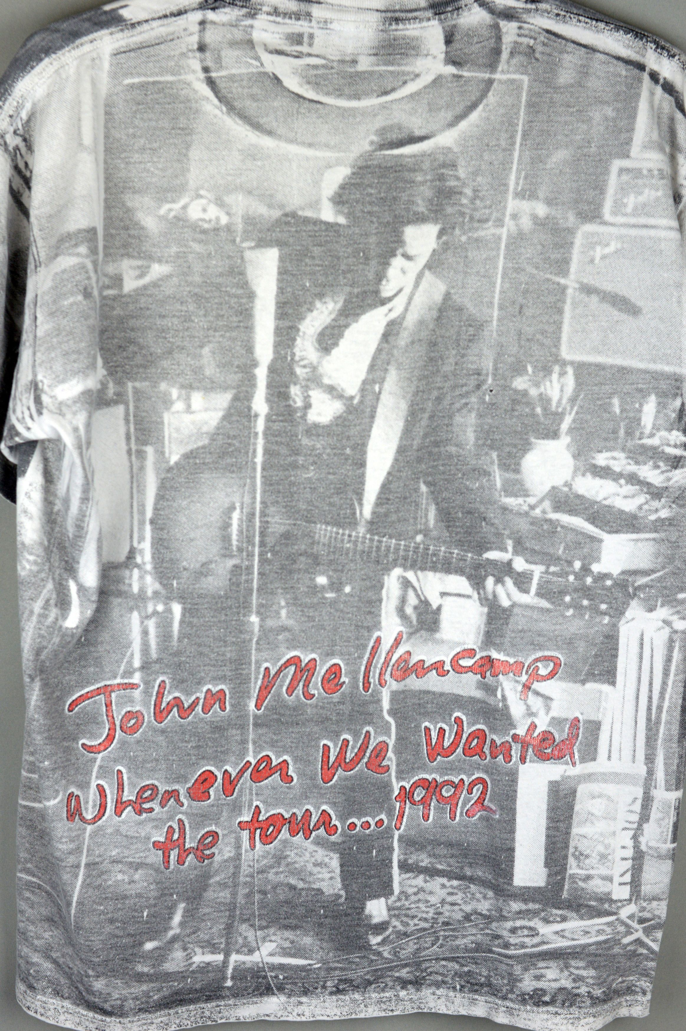Vintage Vintage John Mellencamp Wherever We Wanted 1992 T shirt Size US L / EU 52-54 / 3 - 4 Thumbnail