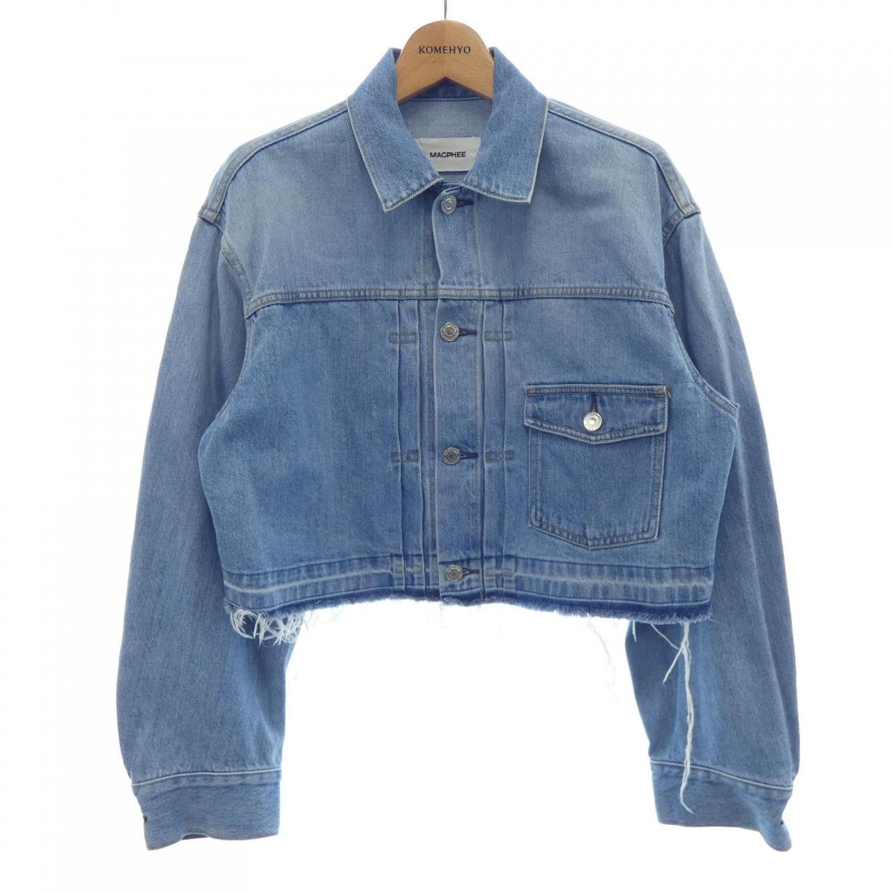 Other Other MACPHEE Denim Jacket Textile Outerwear DUTY FREE for USA Size ONE SIZE - 1 Thumbnail