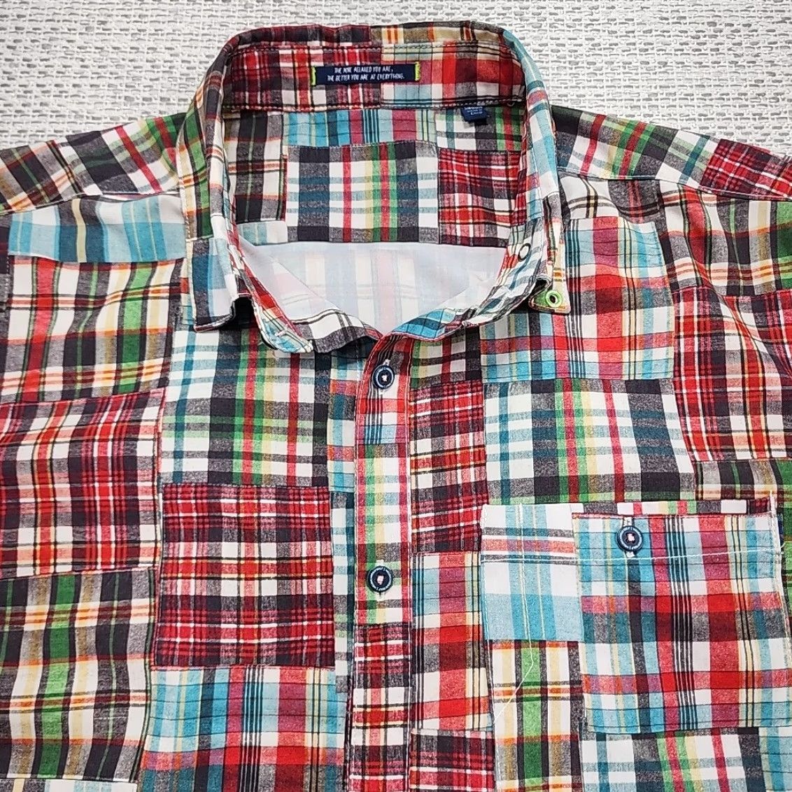 Vintage William Murray Shirt Mens Button-Up Short Sleeve Plaid Patchwork Vintage: No Size US M / EU 48-50 / 2 - 4 Thumbnail