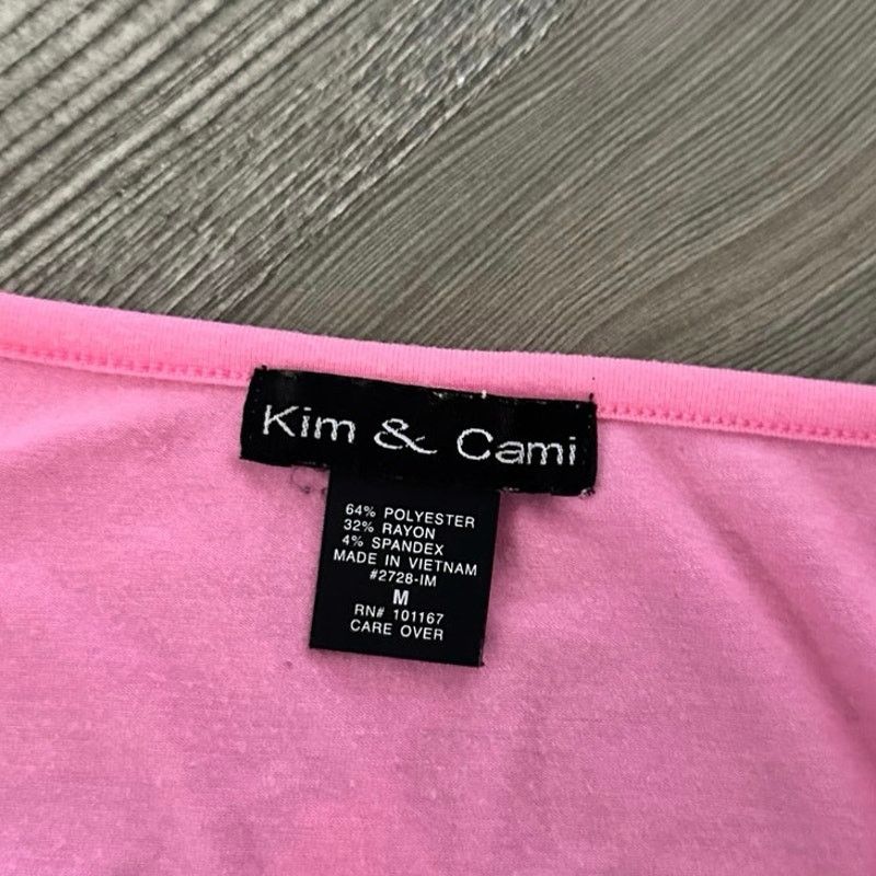 Other kim & cami pink low cut short sleeve shirt top Size M / US 6-8 / IT 42-44 - 3 Thumbnail
