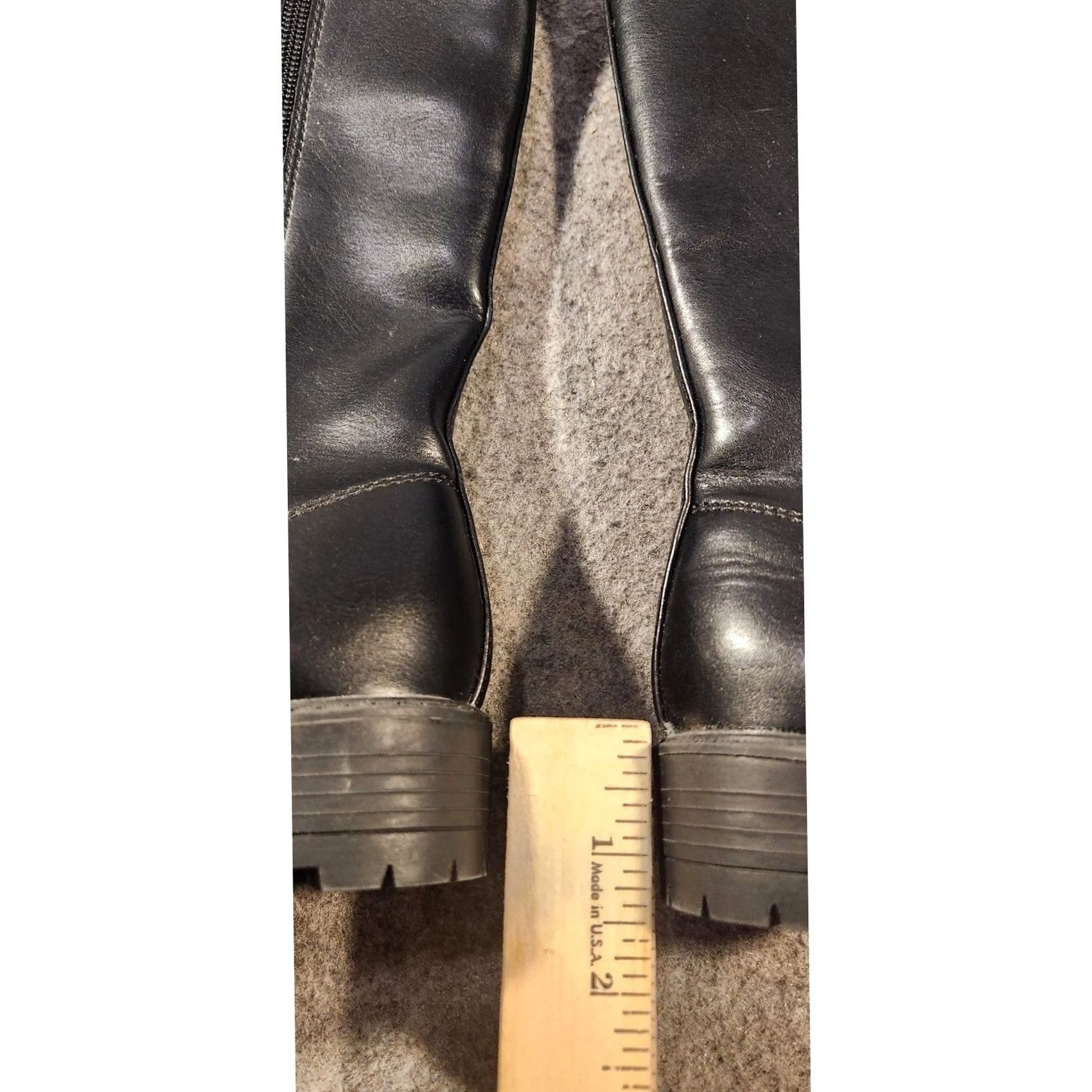 Steve Madden Steve Madden Boots Womens Size 5 Black Lace Up Combat Zip Lug Sole Mid Calf Size US 5 / IT 35 - 4 Thumbnail