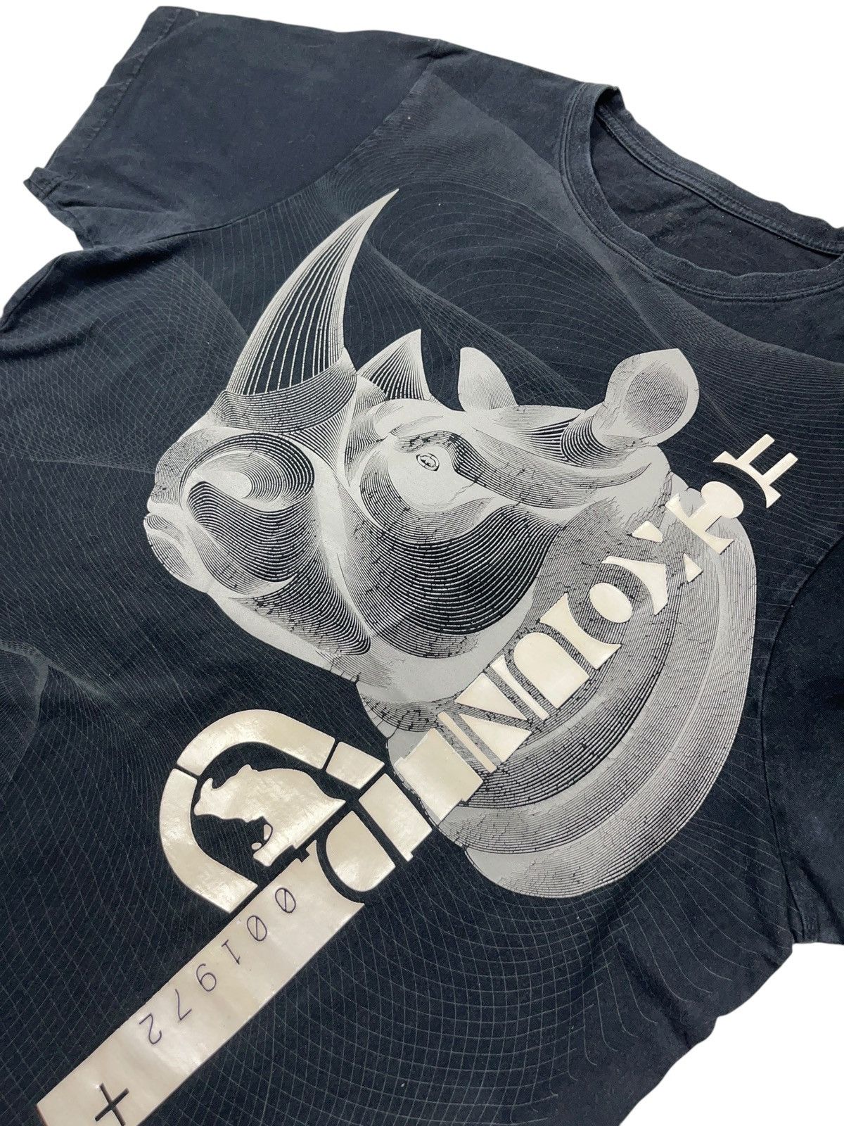 Ecko Unltd. × Vintage Vintage Ecko Unltd. 3D Rhino Futuristic T-shirt Size US XL / EU 56 / 4 - 2 Thumbnail