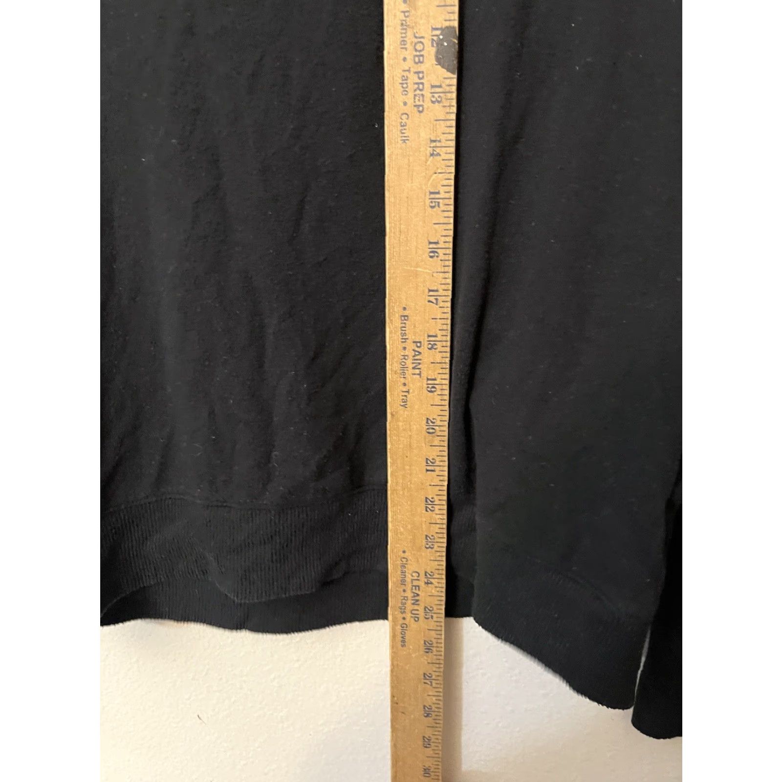 J.Crew J.CREW Blouse Women's L Black Solid Lightweight Stretchy Faux Wrap V-Neck Knit Shirt Long Sleeve Casual Modern 80s 90s Size L / US 10 / IT 46 - 5 Thumbnail