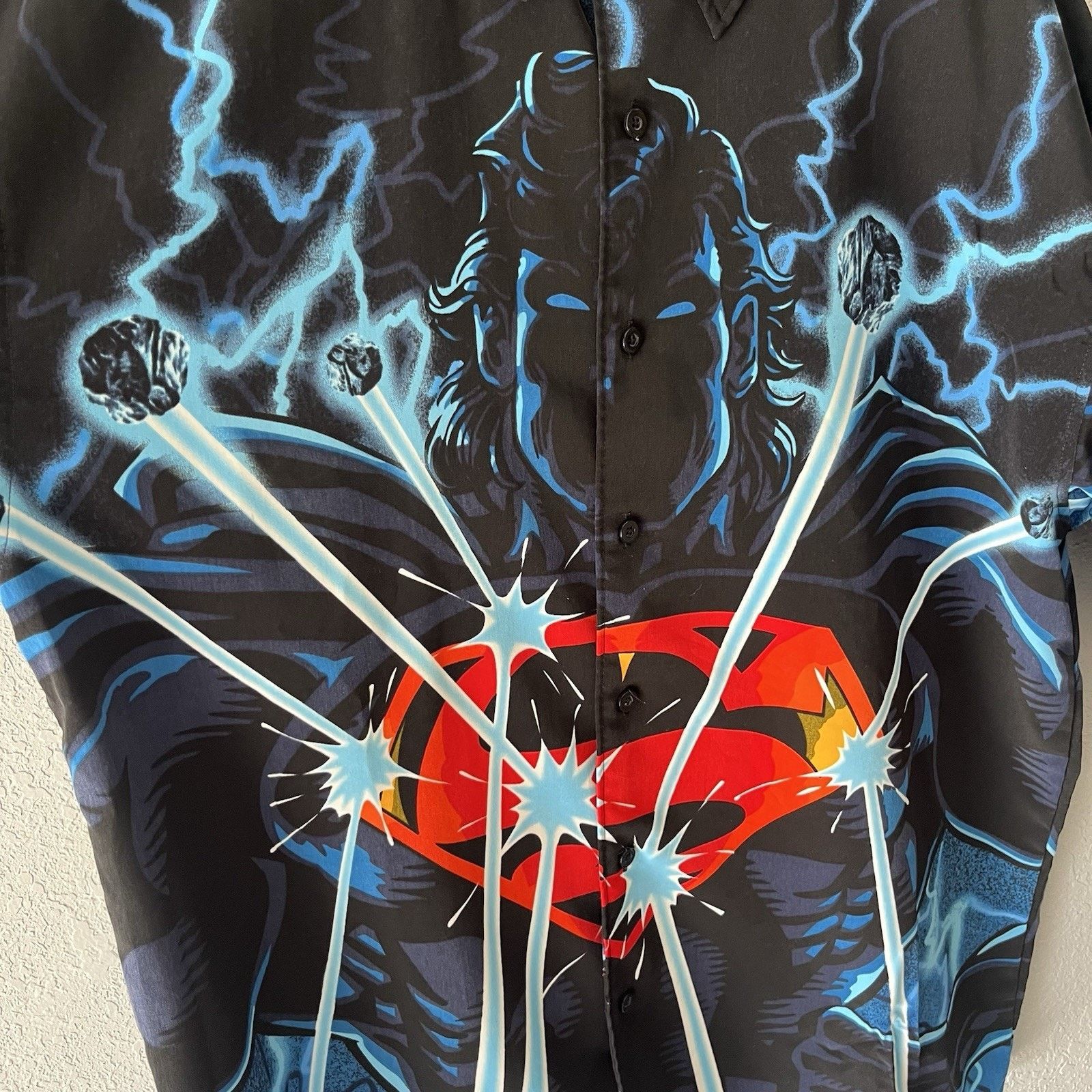 Vintage Vintage DC Comics Superman Button Down Shirt Mens XL Superhe Size US XL / EU 56 / 4 - 4 Thumbnail
