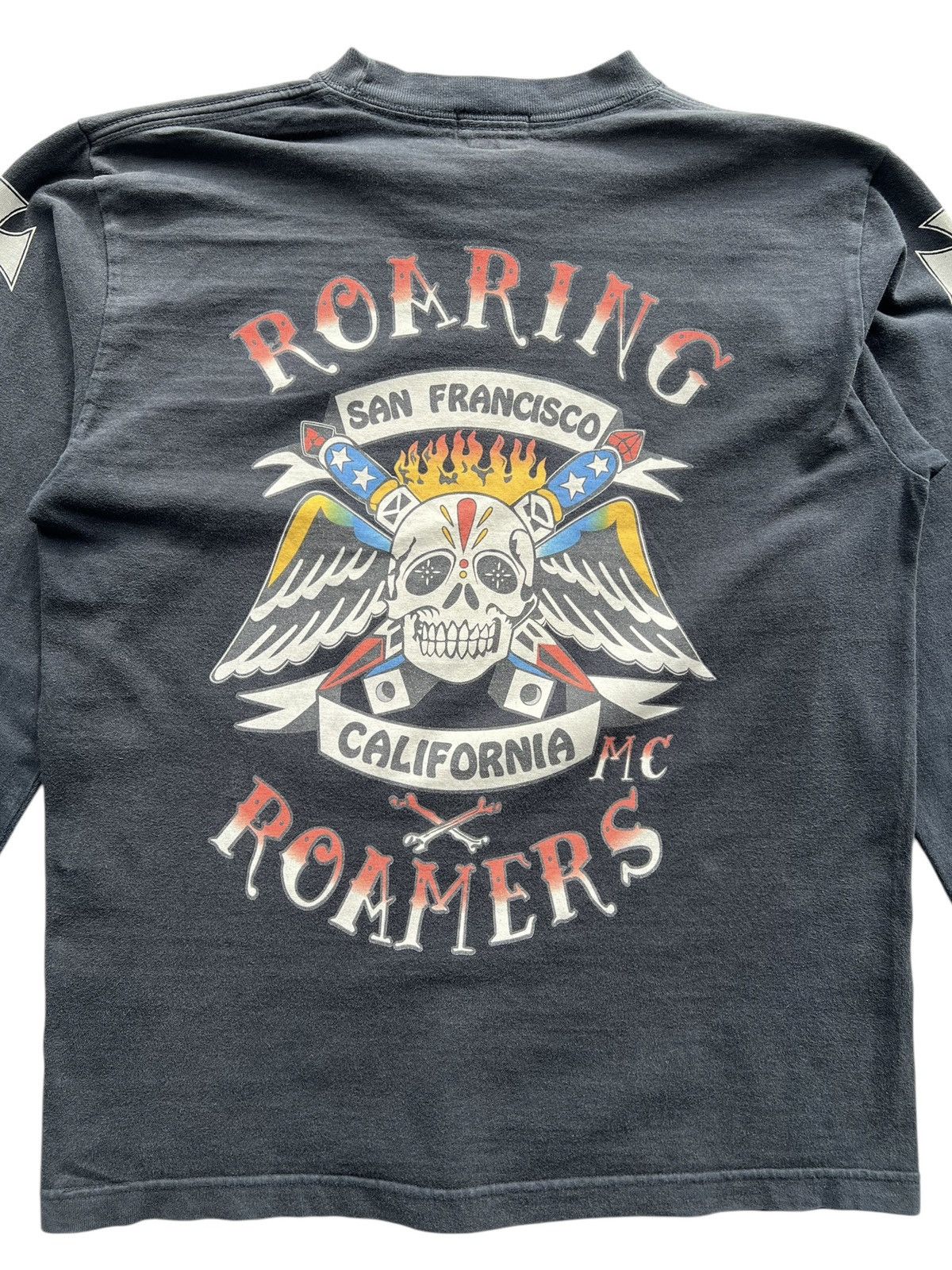 Indian Motorcycle × Toyo Enterprises 🔥Roaring San Francisco California Mc Roamers Longsleeves Tee Size US S / EU 44-46 / 1 - 14 Thumbnail