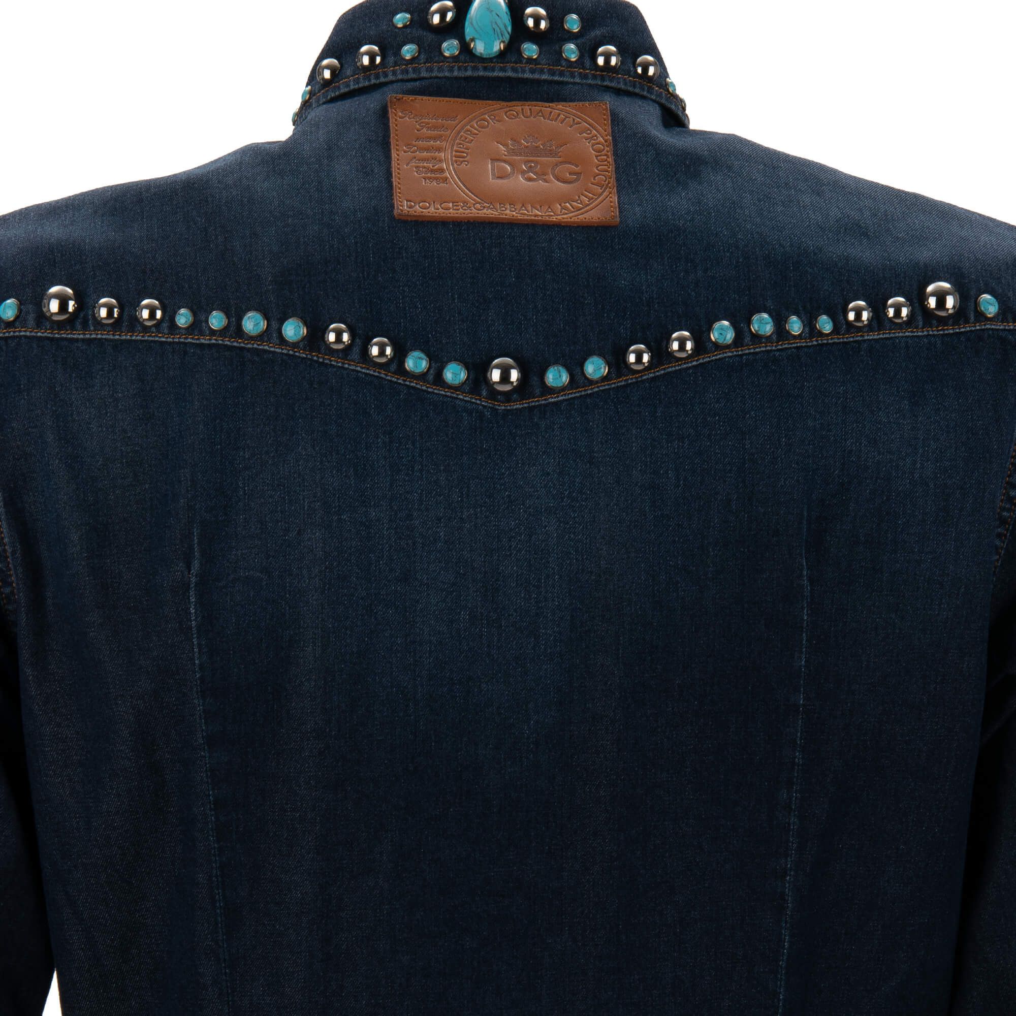 Dolce & Gabbana o1y0125 Denim Shirt in Blue Size US M / EU 48-50 / 2 - 5 Thumbnail