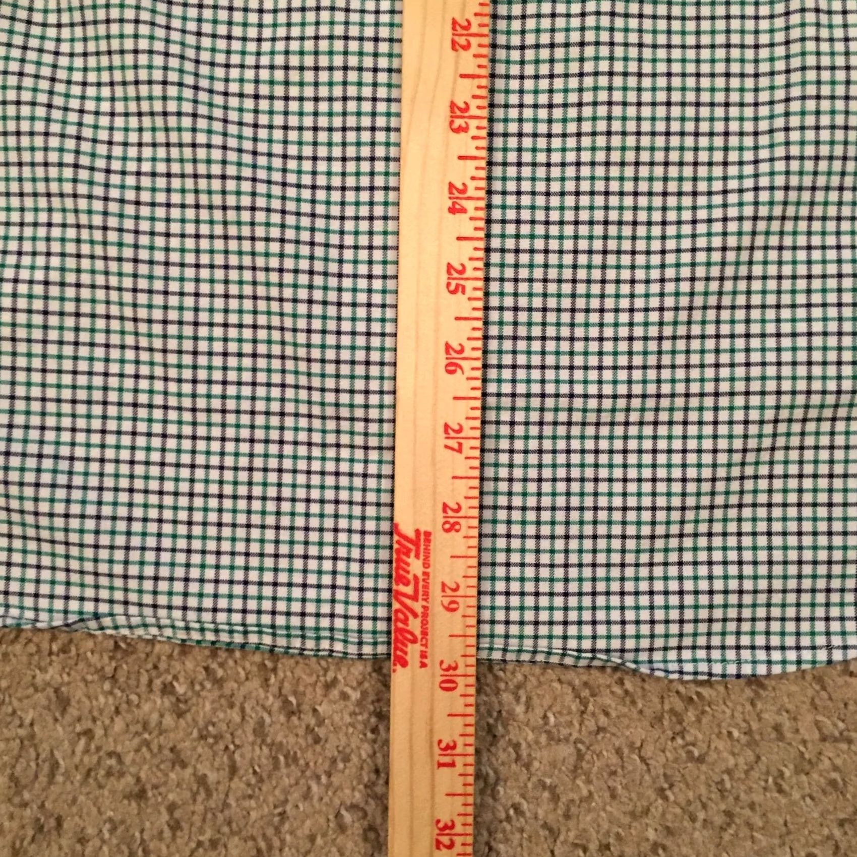 Chaps Chaps Shirt Mens Large Green Purple Check Long Sleeve Button Up Stretch Oxford Size US L / EU 52-54 / 3 - 7 Thumbnail