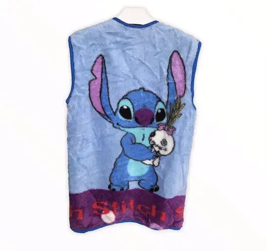 Cartoon Network × Disney Disney Cartoon Network Stitch Big Logo Fleece Vest Size US S / EU 44-46 / 1 - 5 Thumbnail