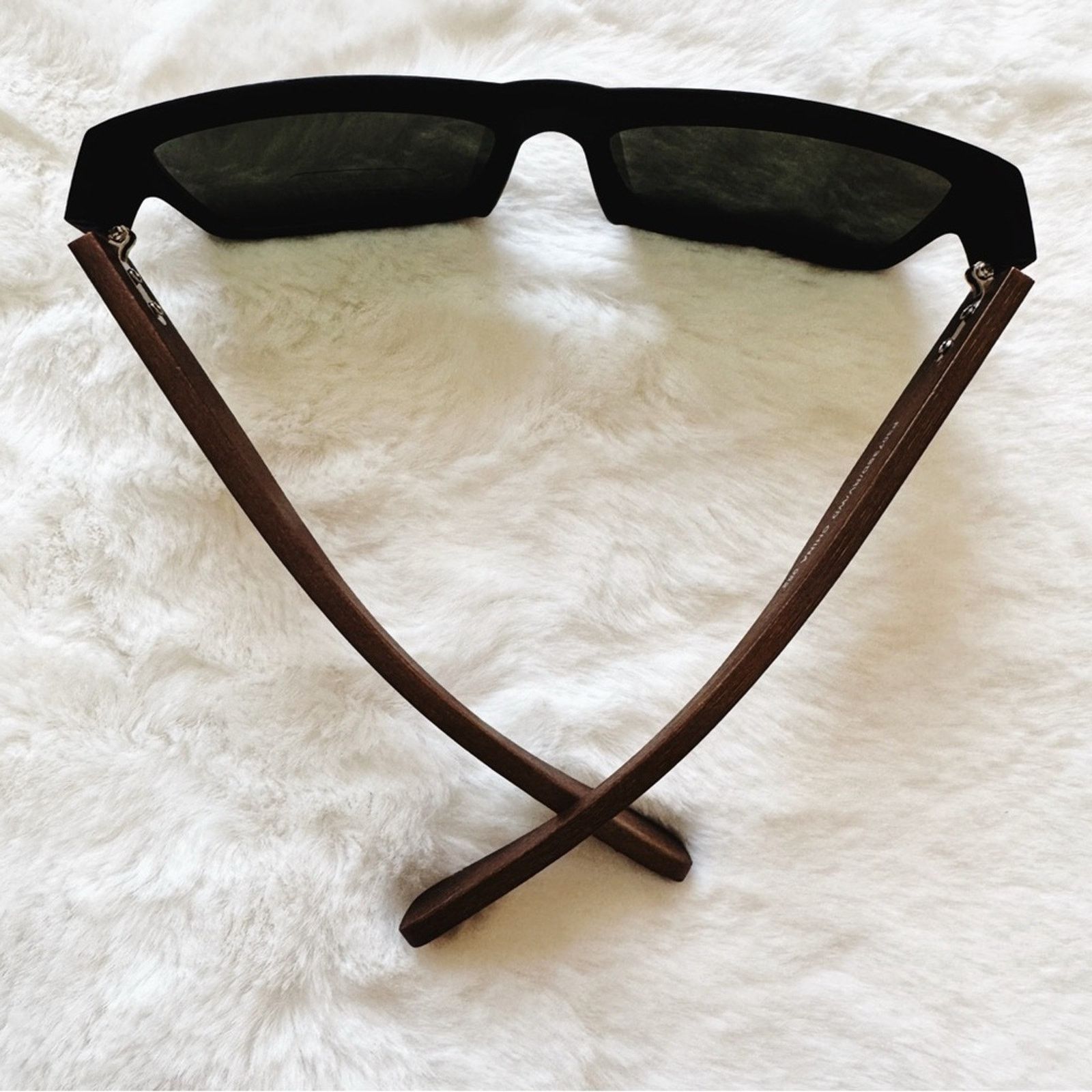 Other Jensen Black & Dark Wood Sunglasses Size ONE SIZE - 9 Thumbnail