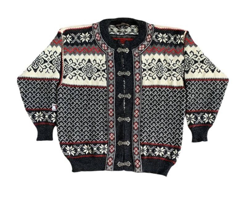 Art Comes First Nordstrikk Art Pattern Knit Sweater Jacket Made in Norway Size US S / EU 44-46 / 1 - 1 Thumbnail