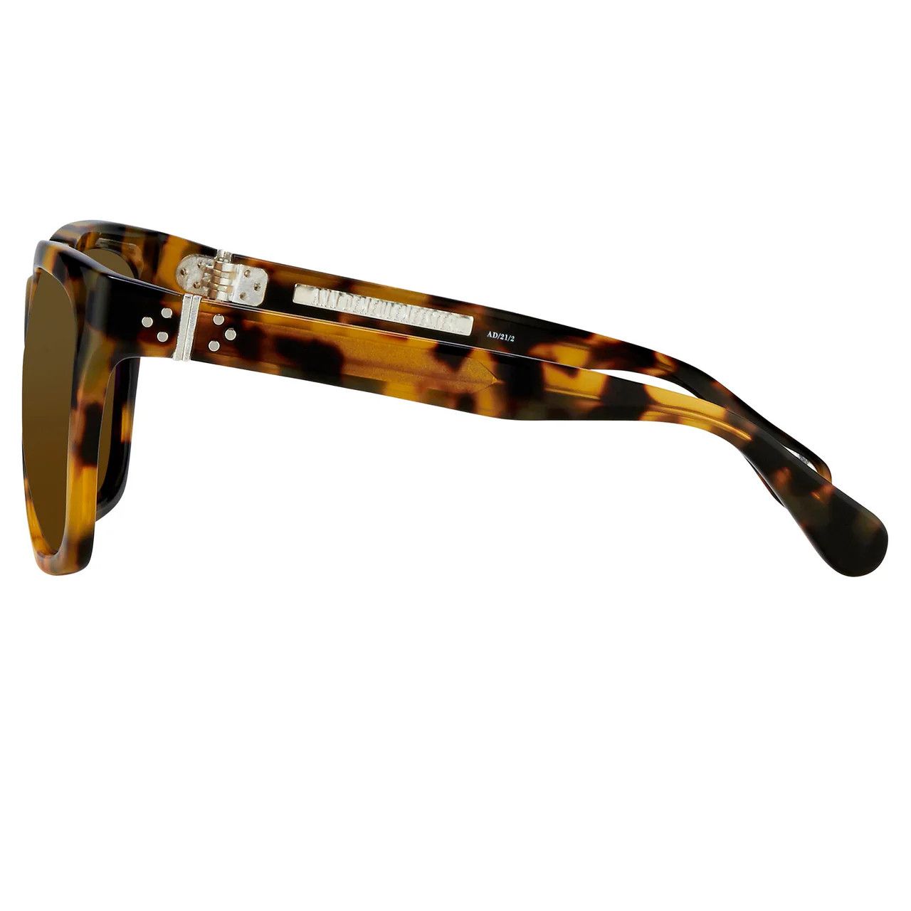 Ann Demeulemeester Ann Demeulemeester Sunglasses Oversized Tortoise and Brown Size ONE SIZE - 3 Thumbnail