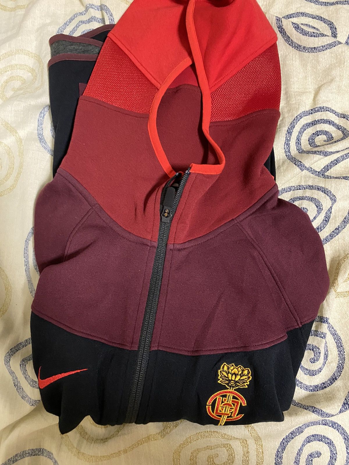 CLOT × Nike Nike CLOT Maroon Hoodie Size US M / EU 48-50 / 2 - 4 Thumbnail