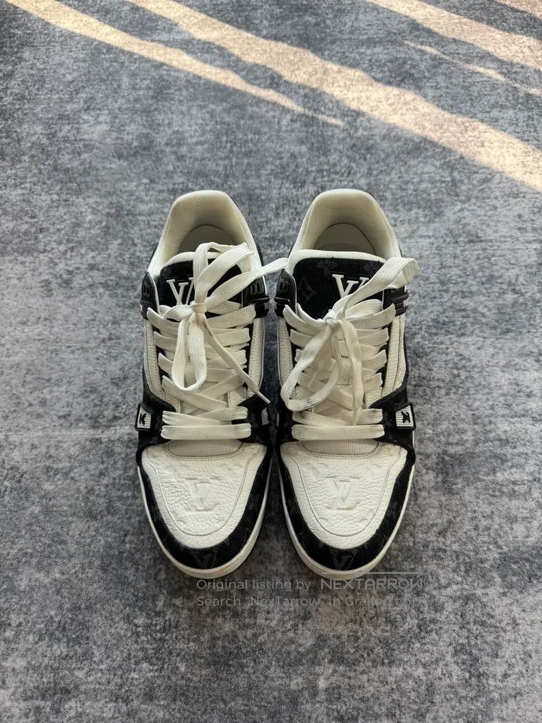 Louis Vuitton Louis Vuitton TRAINER Black and White Panda Cowboy shoes Size US 10 / EU 43 - 2 Thumbnail
