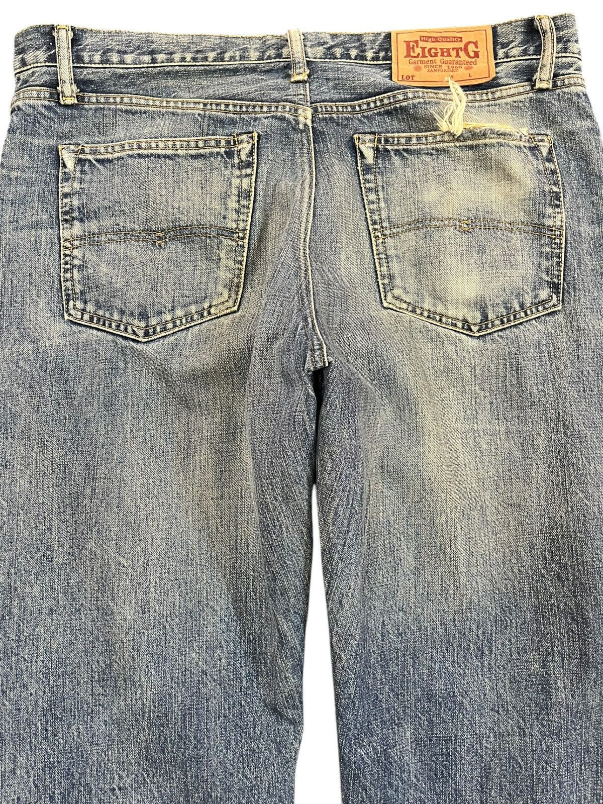 EIGHT-G Vintage Eight G Sakai Japanese Tough Cotton Denim Size US 38 / EU 54 - 6 Thumbnail