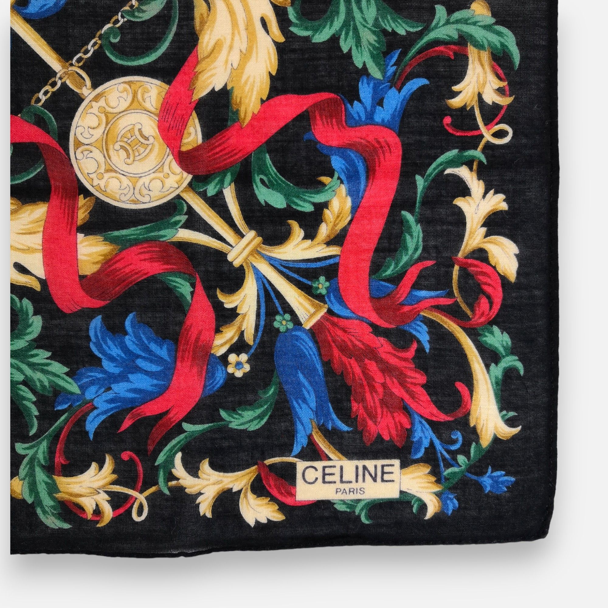 Celine × Vintage Vintage Celine Handkerchief Pocket Square Bandana Size ONE SIZE - 3 Thumbnail