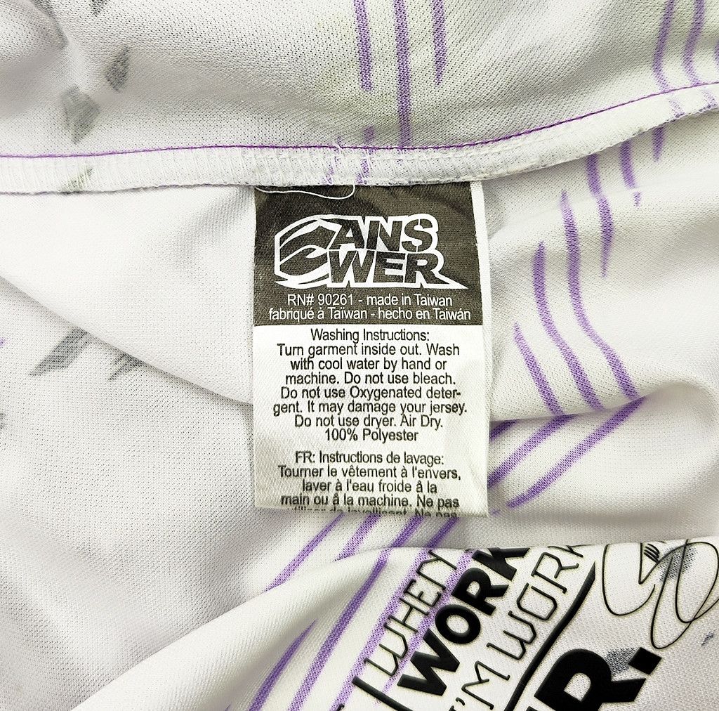 Other D ANSWER James Stewart motocross jersey with padded elbow Size US L / EU 52-54 / 3 - 4 Thumbnail