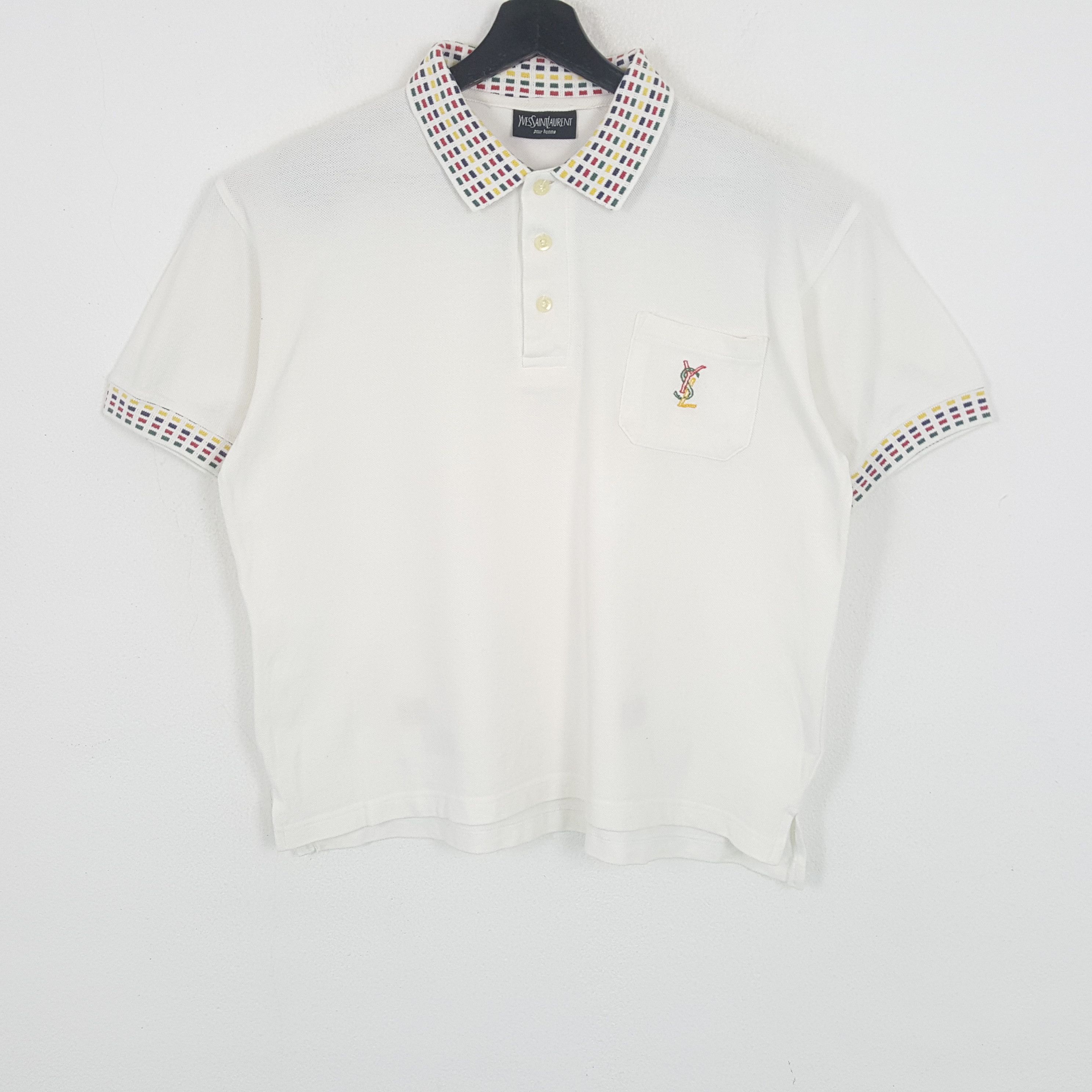 Vintage × Yves Saint Laurent YVES SAINT LAURENT Fashion Style Casual Style Polos Size US L / EU 52-54 / 3 - 1 Thumbnail