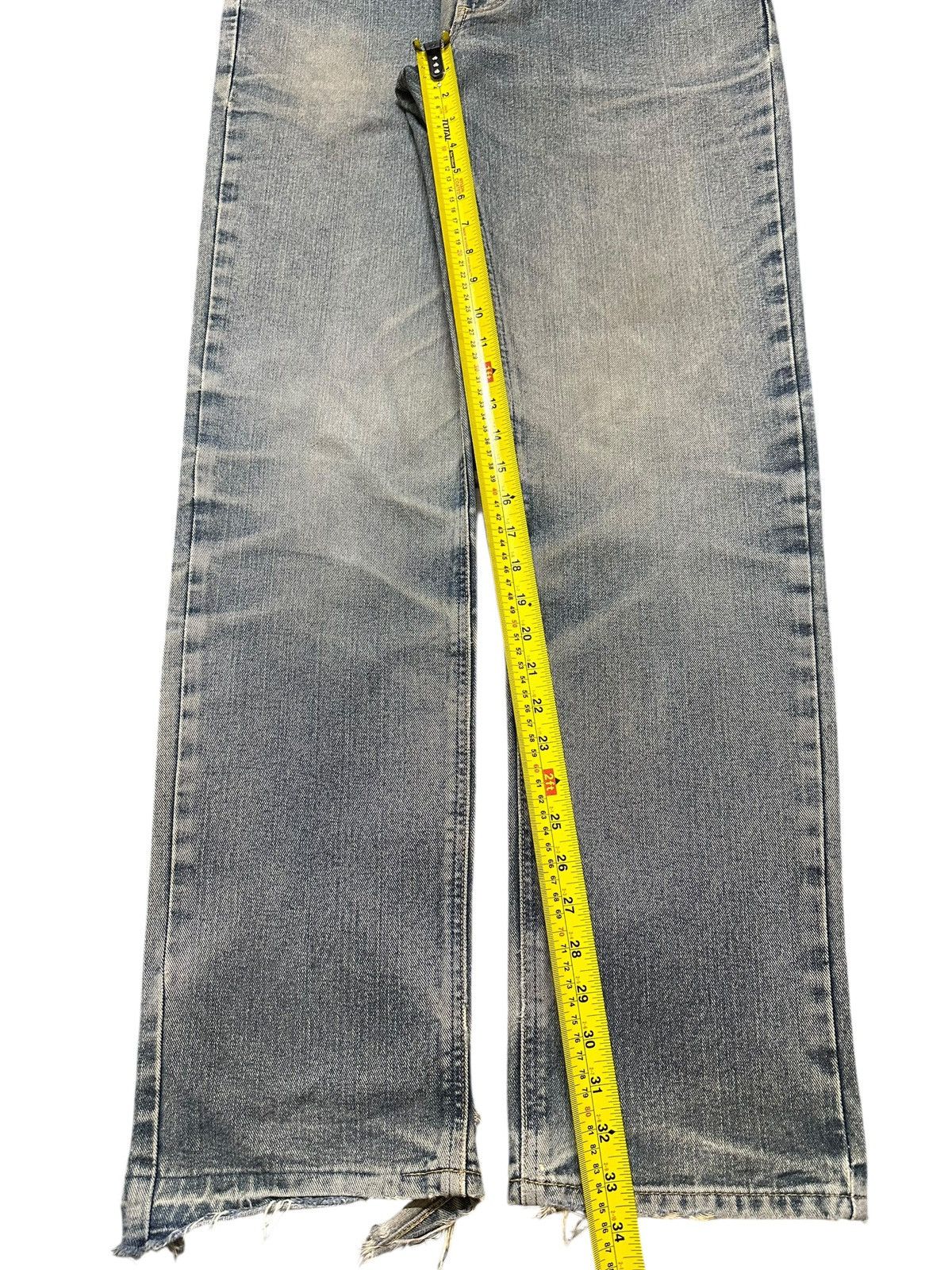 Edwin Vintage Japan Edwin 403 Blue Faded Clawmark Wash Style Jeans Size US 34 / EU 50 - 13 Thumbnail