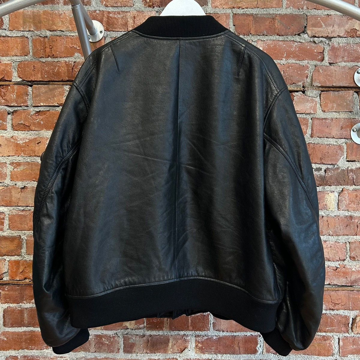 Prada PRADA X RAF SIMONS NAPPA LEATHER BOMBER JACKET ‘BLACK’ Size US L / EU 52-54 / 3 - 2 Thumbnail