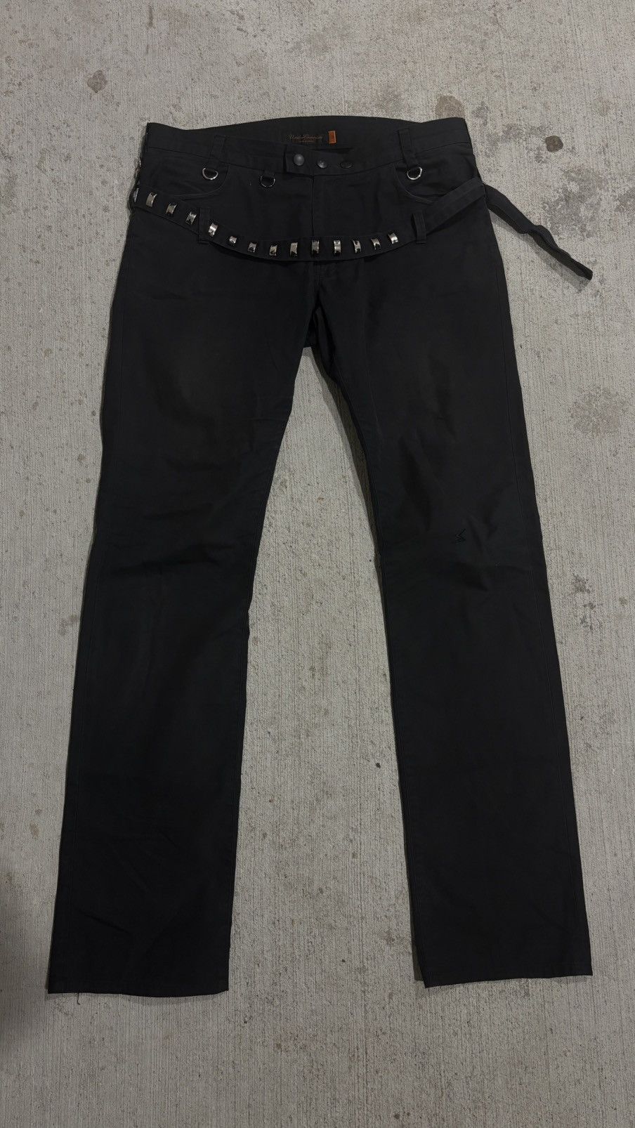 Undercover Undercover SS2006 Studded Belt Pants Size US 33 - 1 Thumbnail