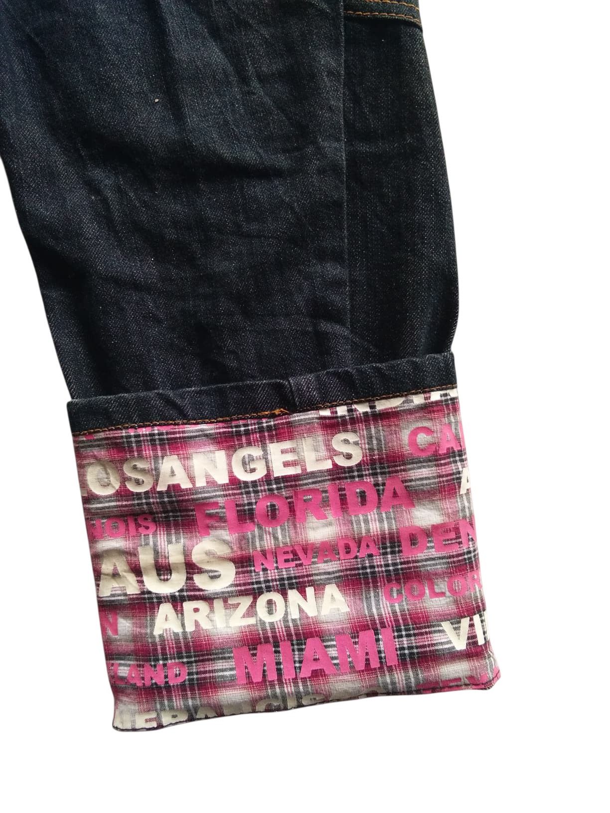 PPFM DOUBLE WAIST💥NYLAUS PUNK STYLE JAPANESE DENIM Size US 29 - 20 Thumbnail