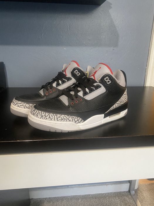 jordan 3s cement black