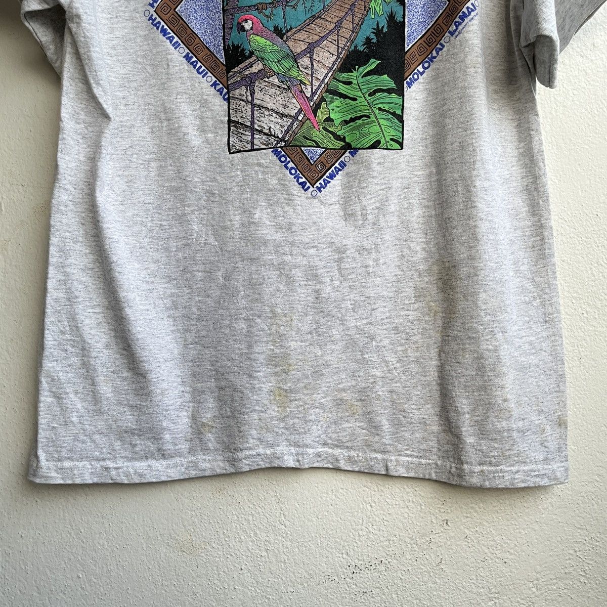 Vintage Real Vintage Hawaii 1992 Happy Shirts Inc Single Stitch Size US L / EU 52-54 / 3 - 12 Thumbnail