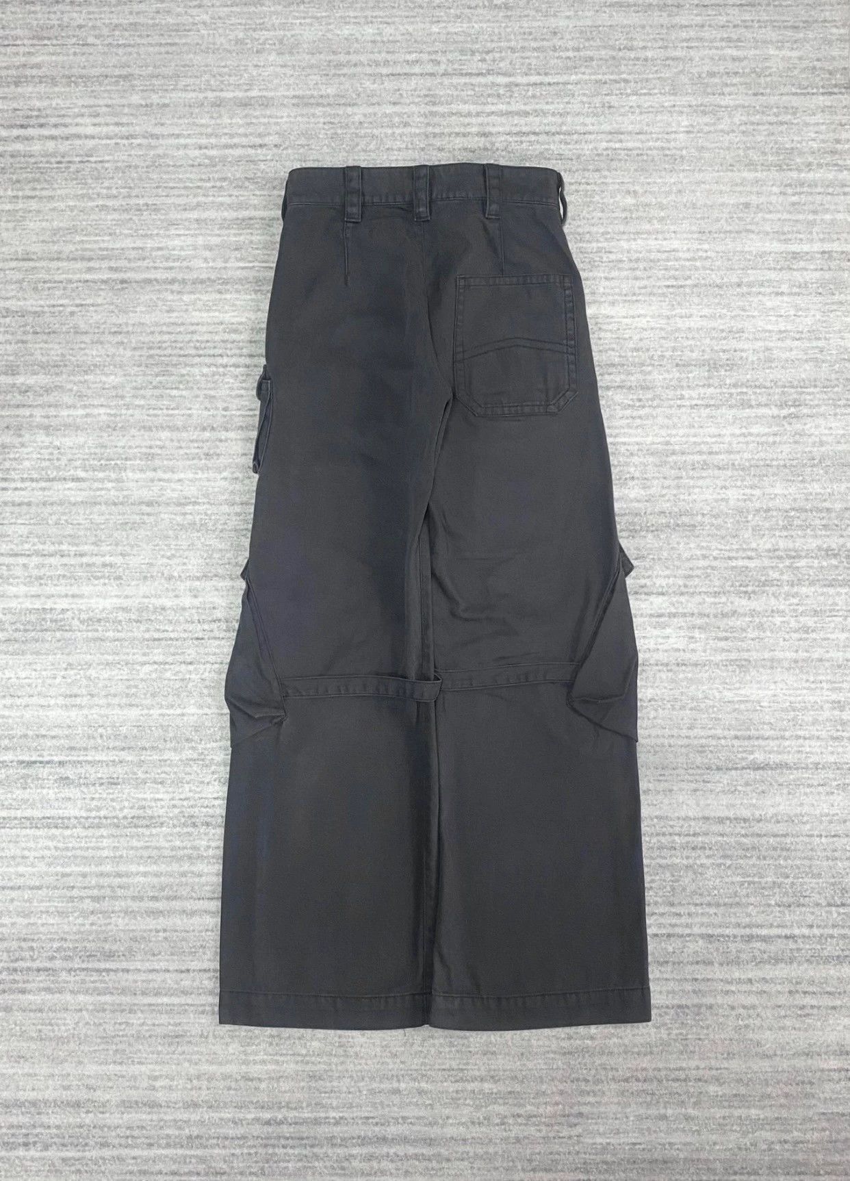 Acne Studios Acne Studios Washed Tie Flared Slant Cargo Pants Size 25" / US 0 / IT 36 - 2 Thumbnail