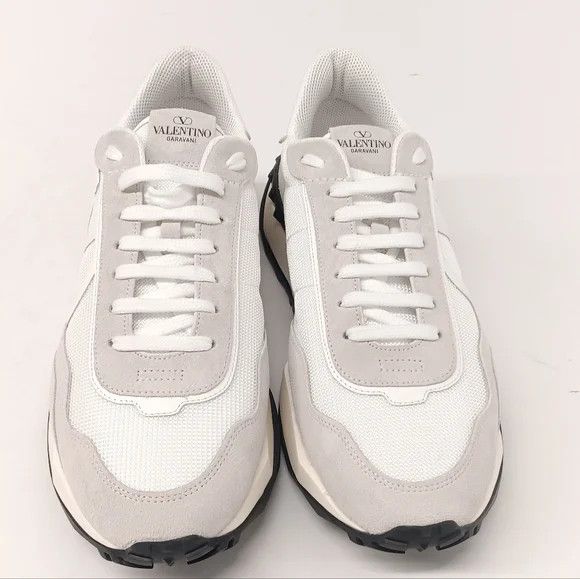 Valentino Valentino White VLogo Netrunner Chunky Sneakers-EU45/US12 Size US 11 / EU 44 - 3 Thumbnail