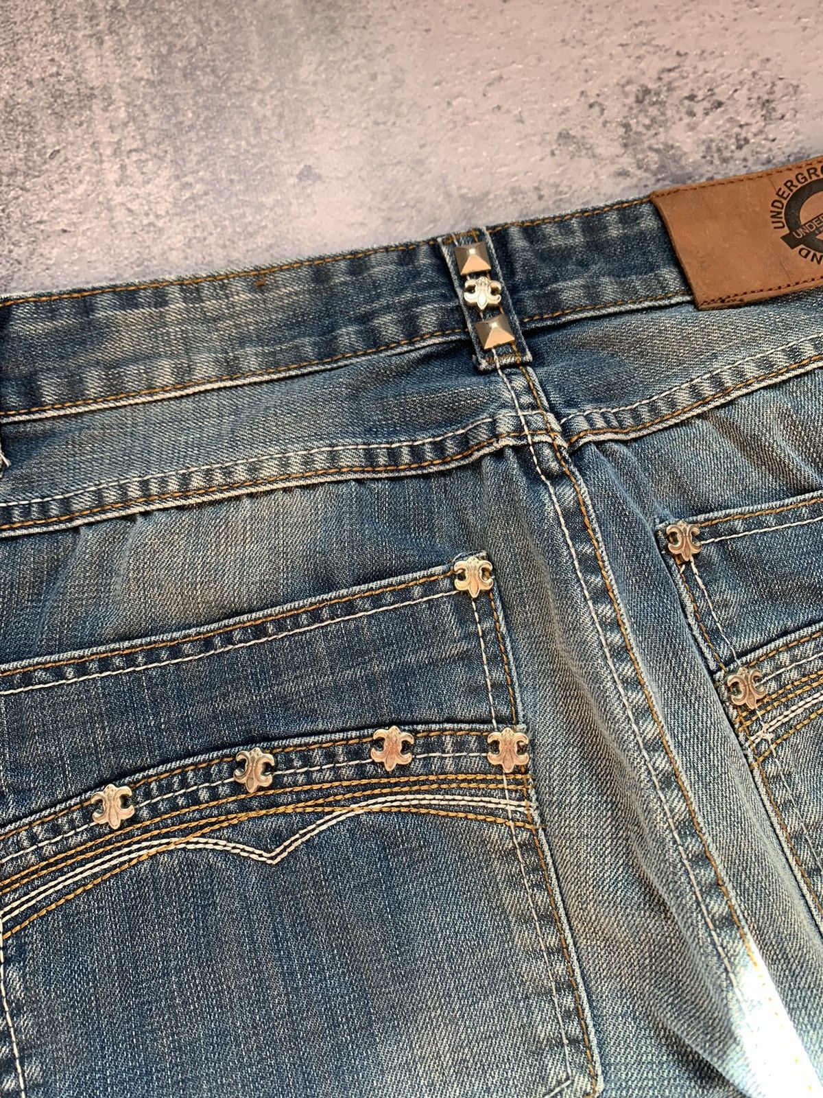 Affliction × Vintage Crazy Vintage Y2K Affliction Style Jeans Cyber Rare Size US 36 / EU 52 - 1 Thumbnail