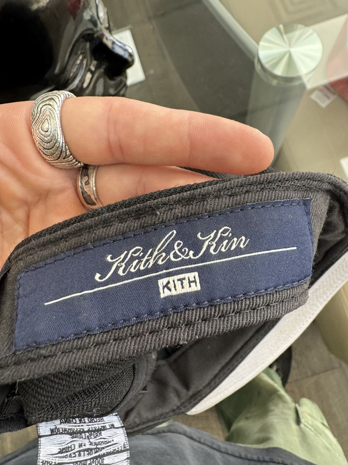 Kith × New Era Serif White Sox Cap Black 7-1/8 (56.8cm) Size ONE SIZE - 6 Thumbnail