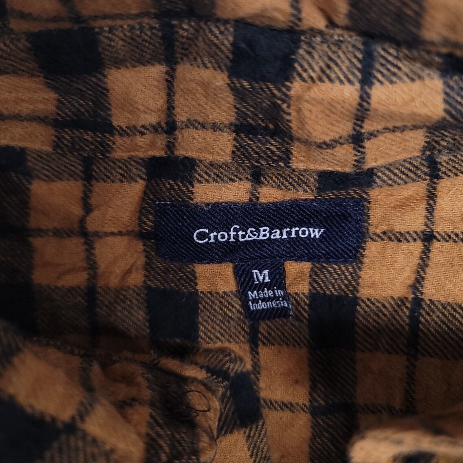 Croft & Barrow Croft & Barrow Tartan Flannel Shirt Mens Size Medium Yellow Size US M / EU 48-50 / 2 - 3 Thumbnail