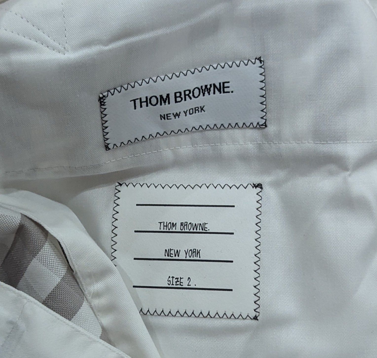 Thom Browne THOM BROWNE Gingham Check Cotton Shorts Gray Mix 2 - Medium Size US 32 / EU 48 - 8 Thumbnail