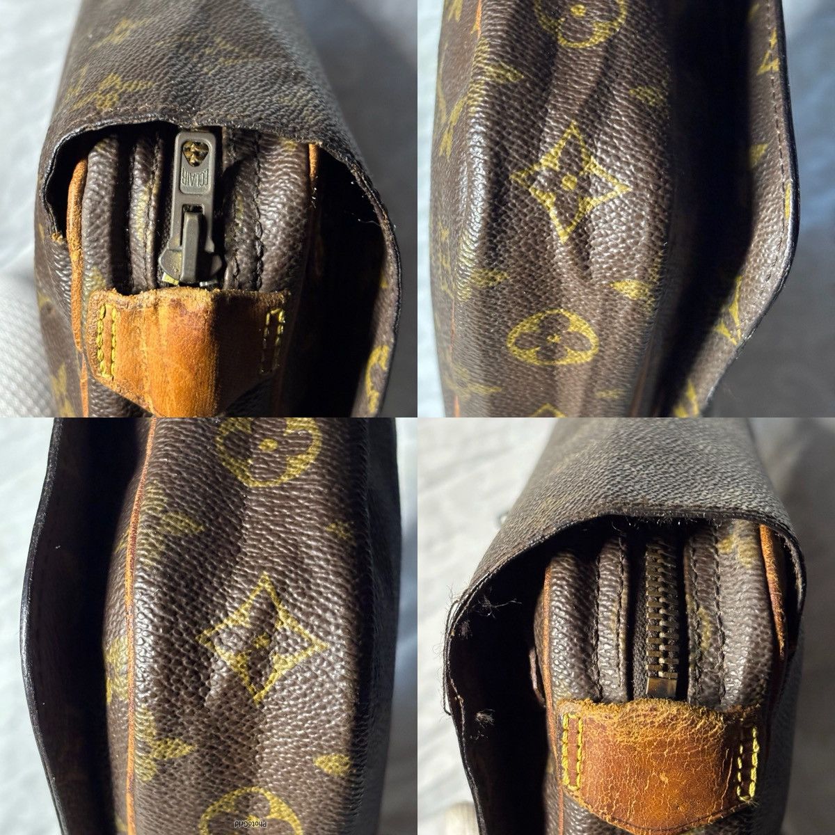 Louis Vuitton (very worn) Louis Vuitton Cluth Bag Vintage Size ONE SIZE - 18 Thumbnail