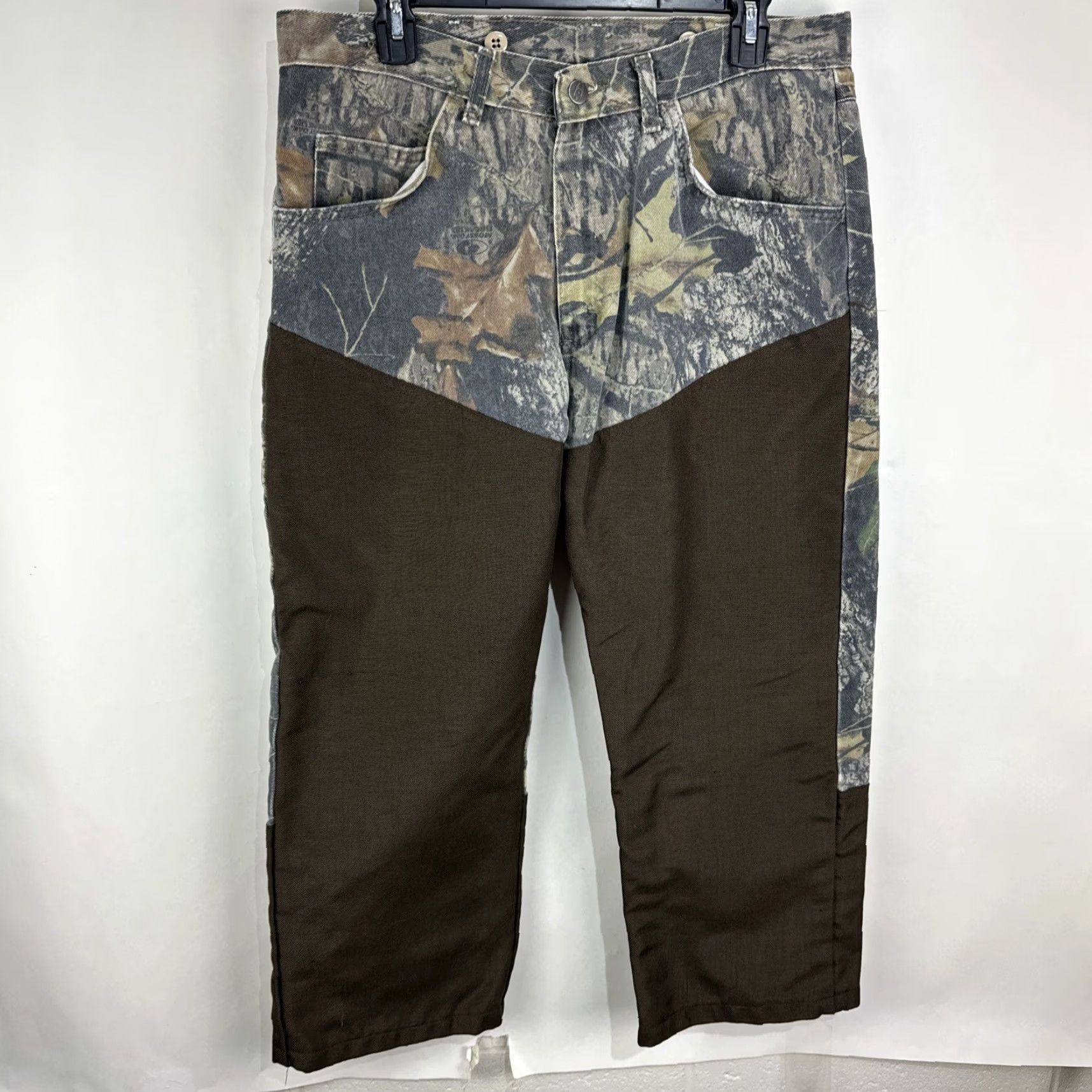Wrangler VINTAGE Wrangler ProGear RealTree Camo Jeans 34x26 Hunting Briar Brush-Guard Jeans Size US 34 / EU 50 - 2 Thumbnail