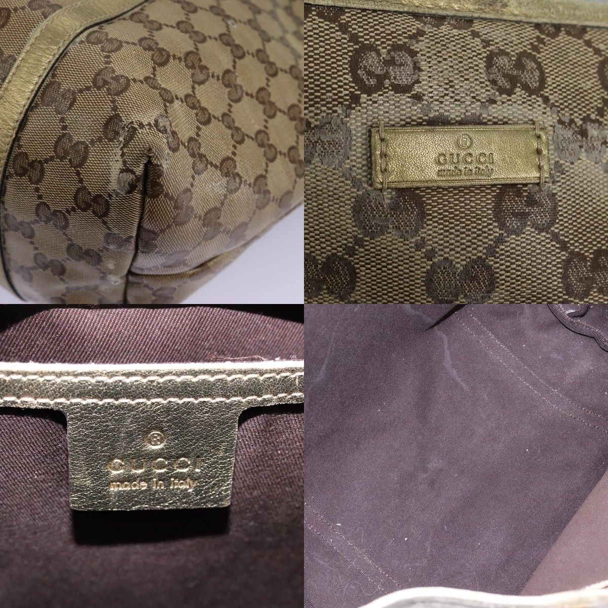 Gucci GUCCI GG Crystal Shoulder Bag Beige Size ONE SIZE - 11 Thumbnail